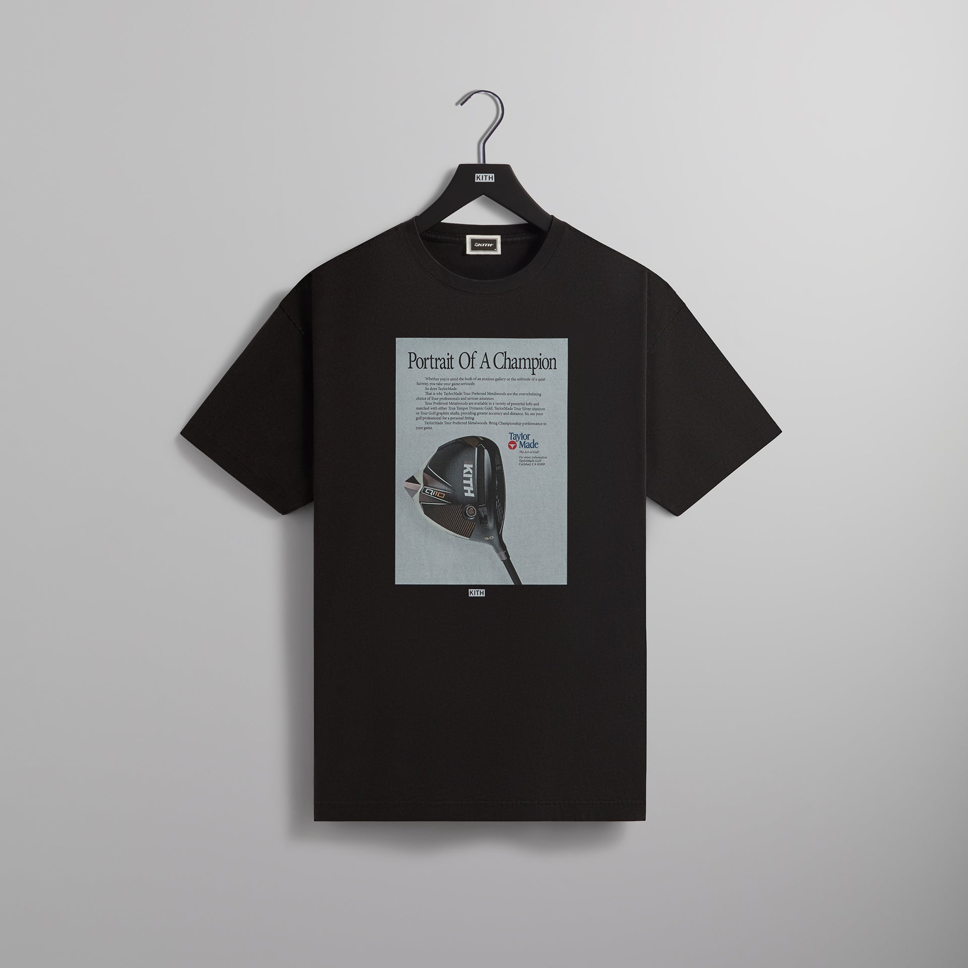 Kith for TaylorMade Champion Vintage Tee - Black