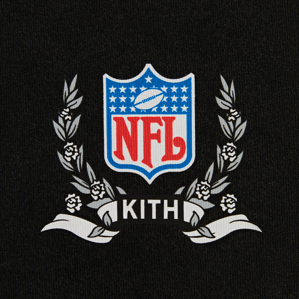 Kith x NFL Raiders Vintage Tee Black Men's - FW23 - US