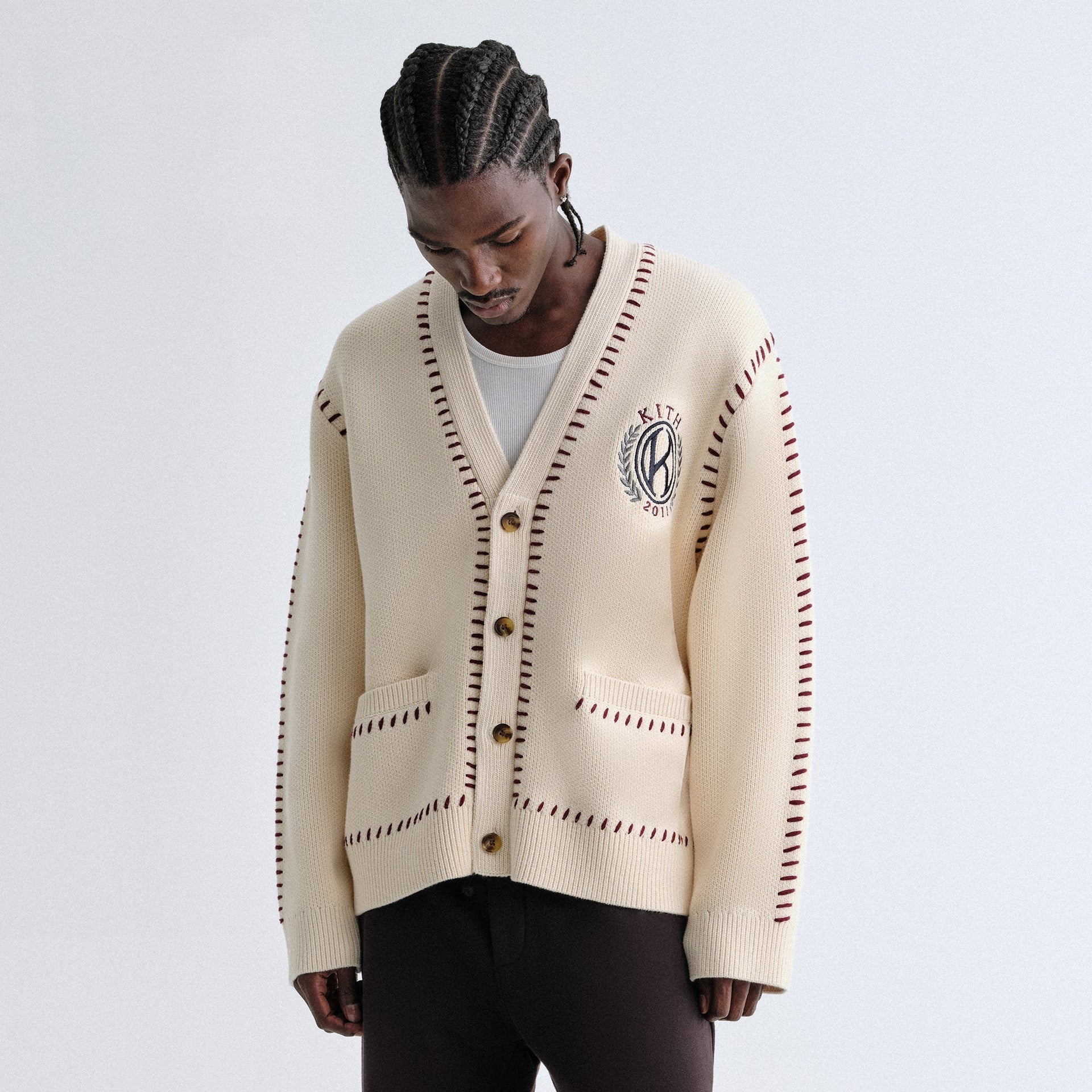 Kith Artisanal Stitch Cypress Cardigan - Sandrift