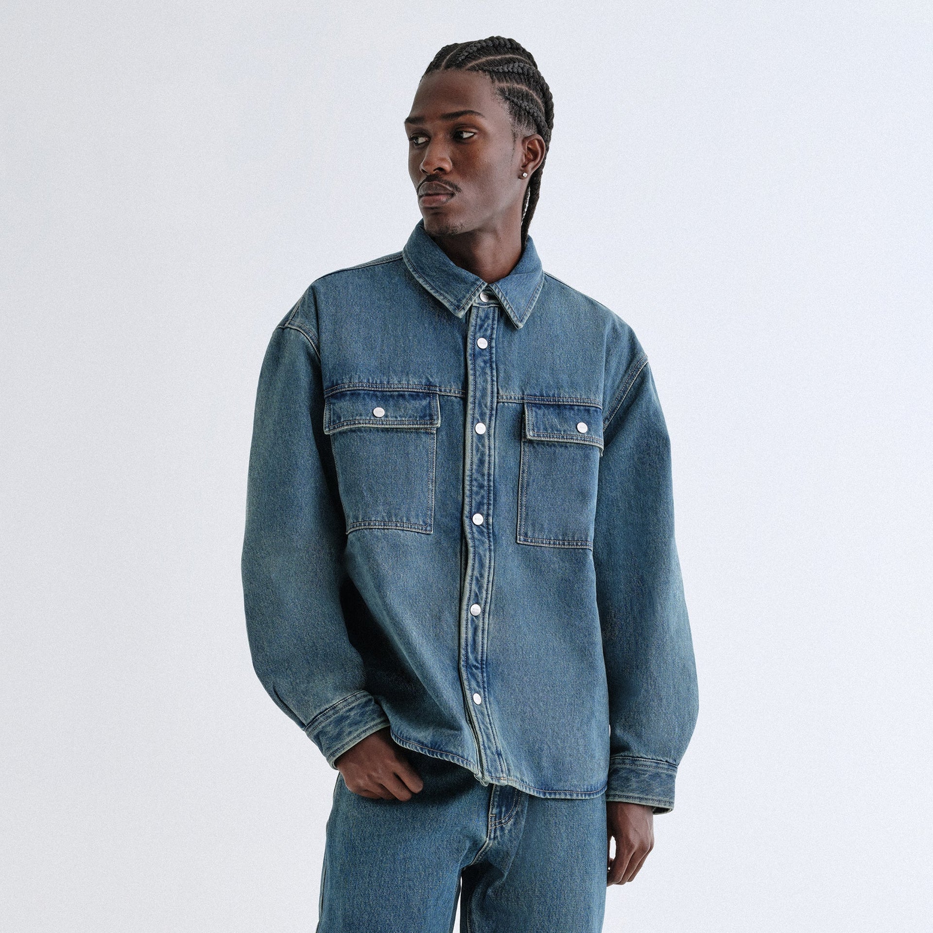Erlebniswelt-fliegenfischenShops Denim Apollo Shirt Jacket - Luka Wash