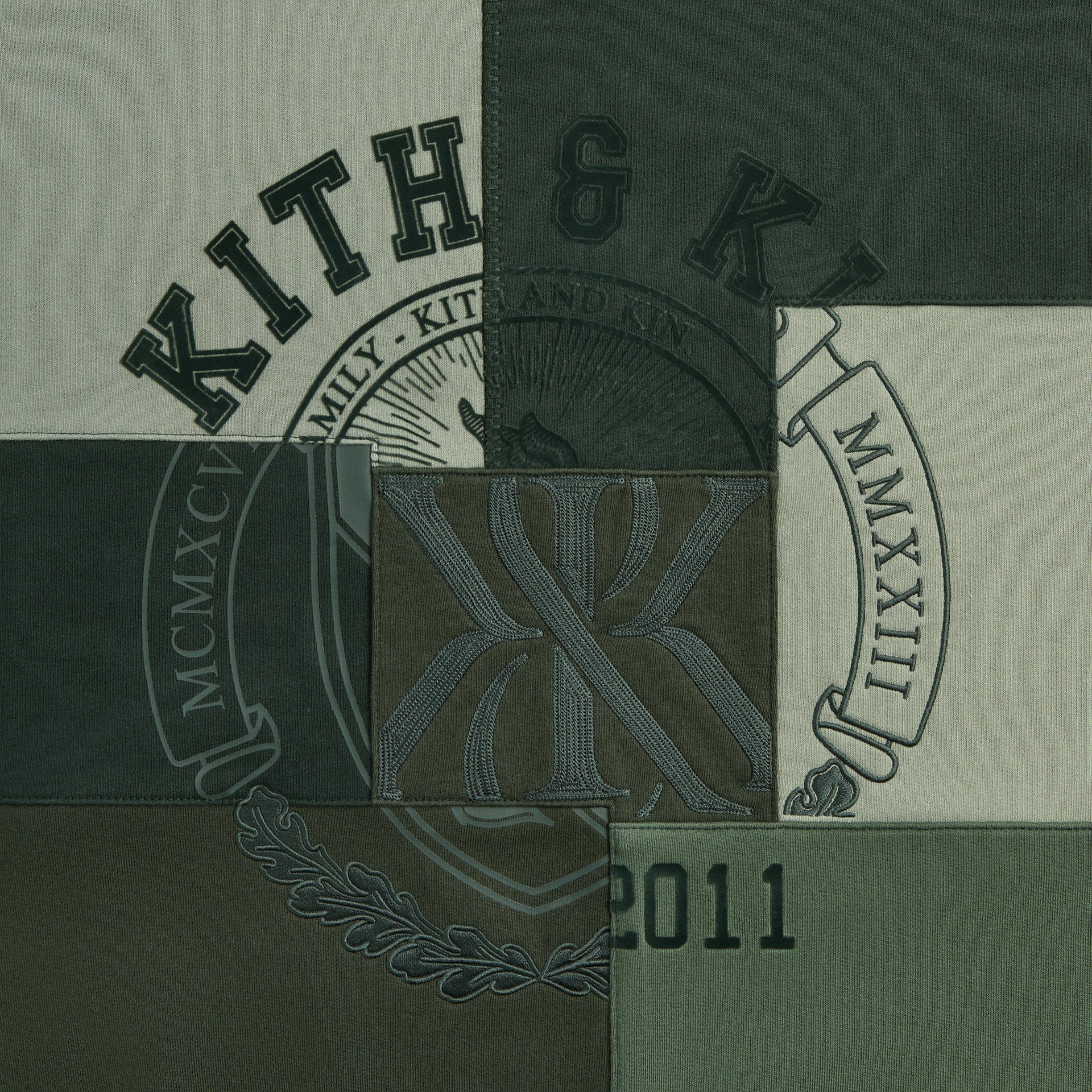 Kith Patchwork Fleece Nelson Crewneck - Stadium