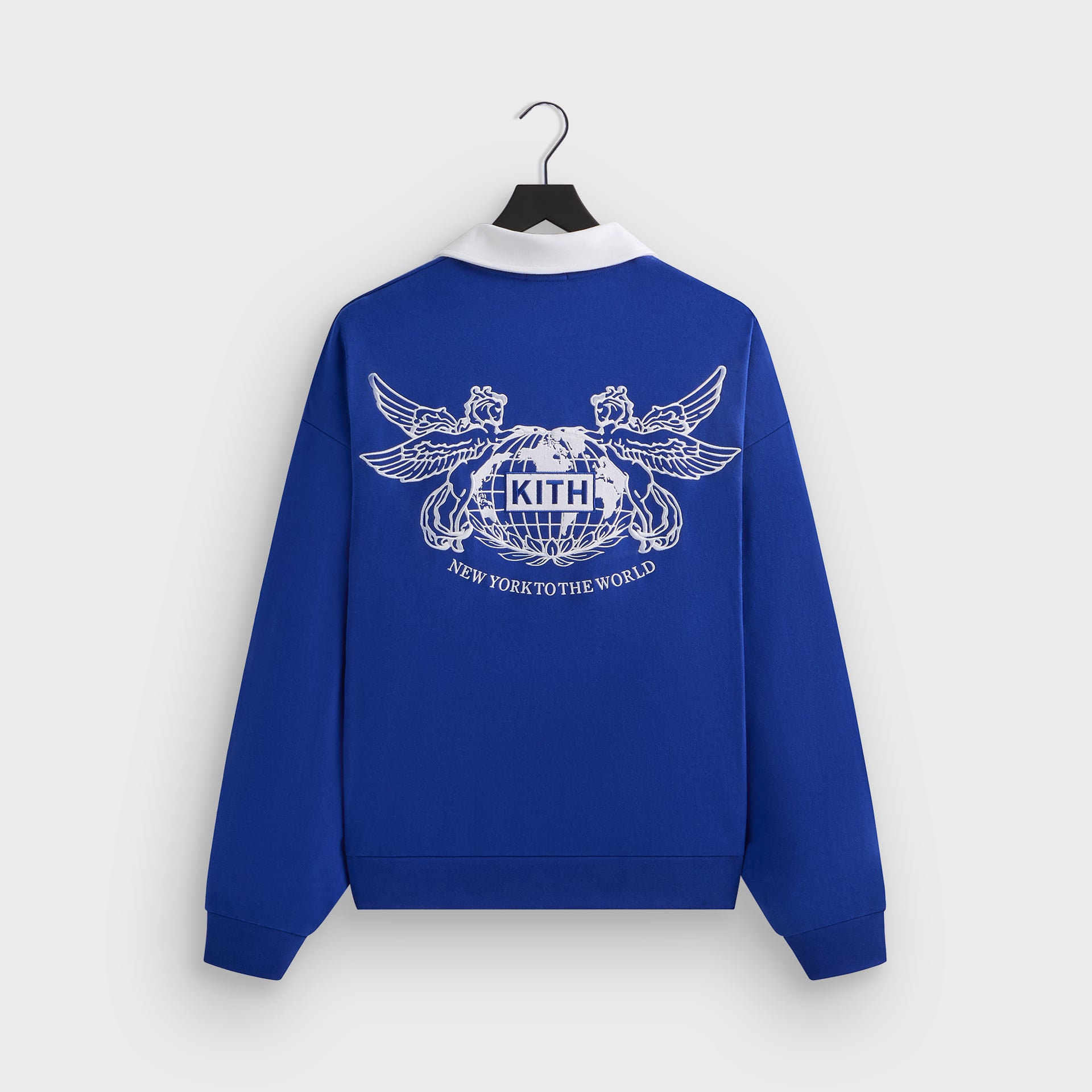 Kith Pegasus Crest Nelson Collared Pullover - Cyclone