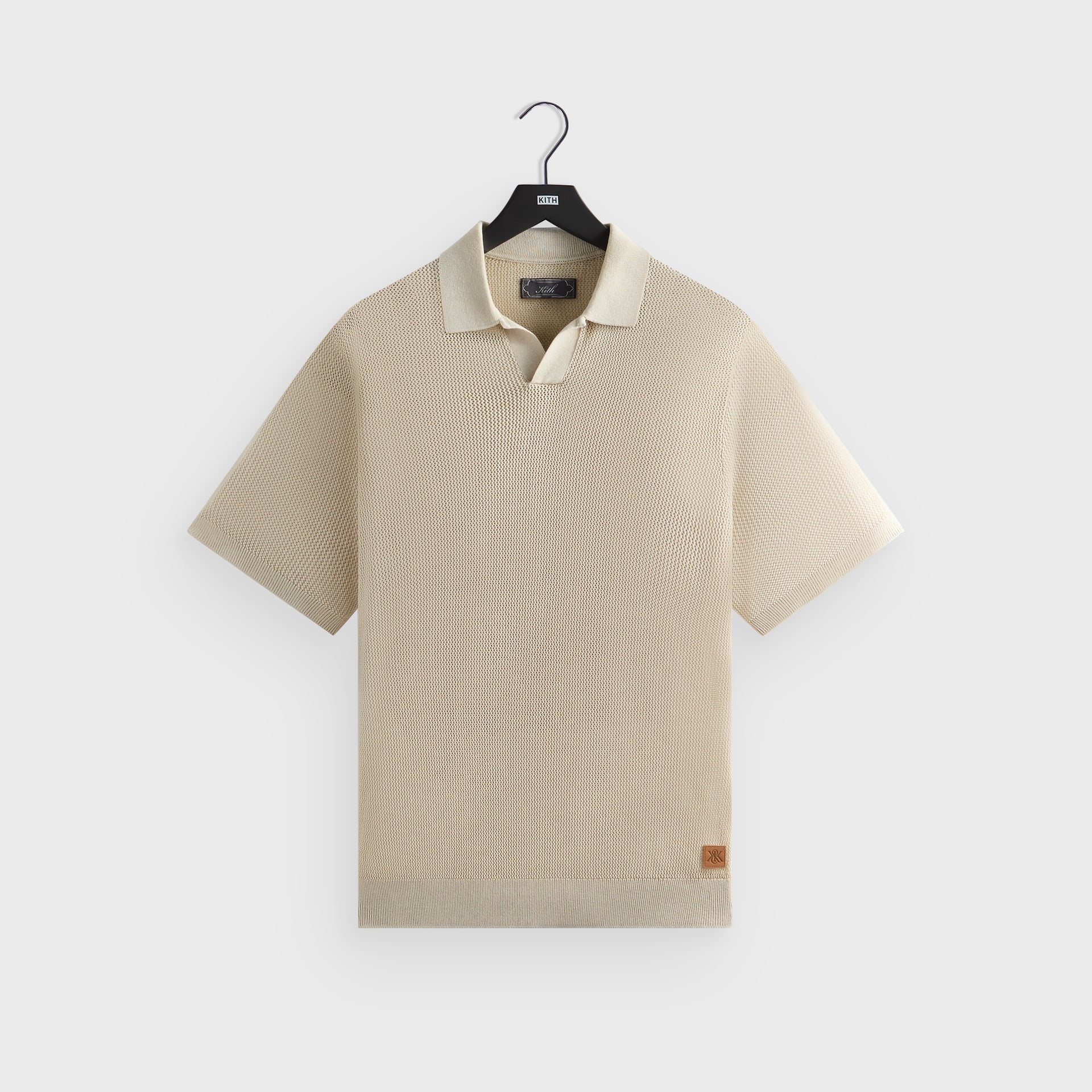 Kith Open Knit Drew Polo - Veil