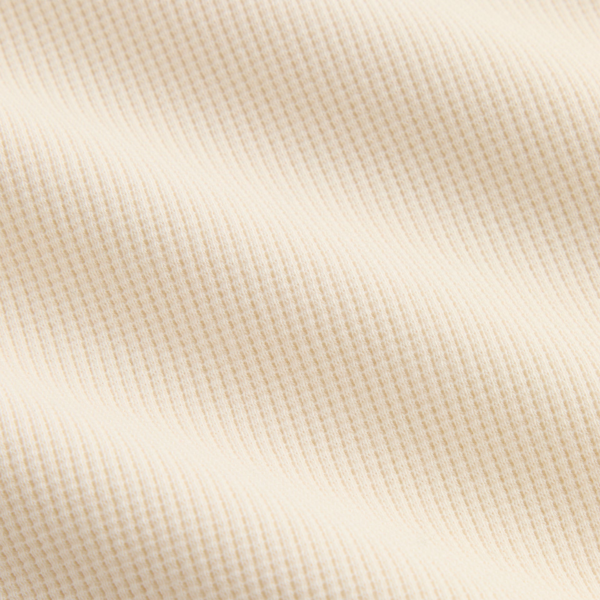 Kith Micro Waffle Drew Polo - Sandrift