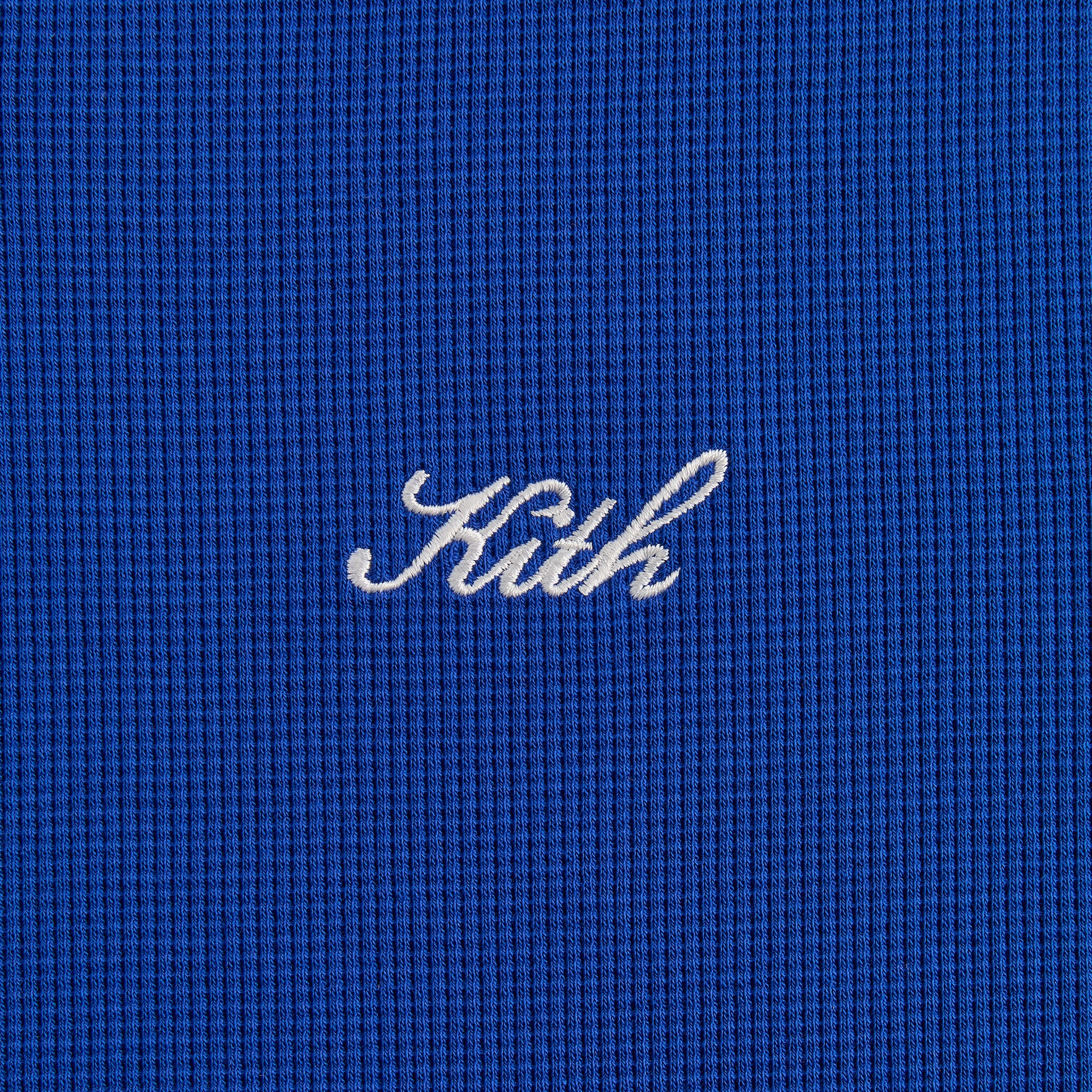 Kith Micro Waffle Drew Polo - Cyclone