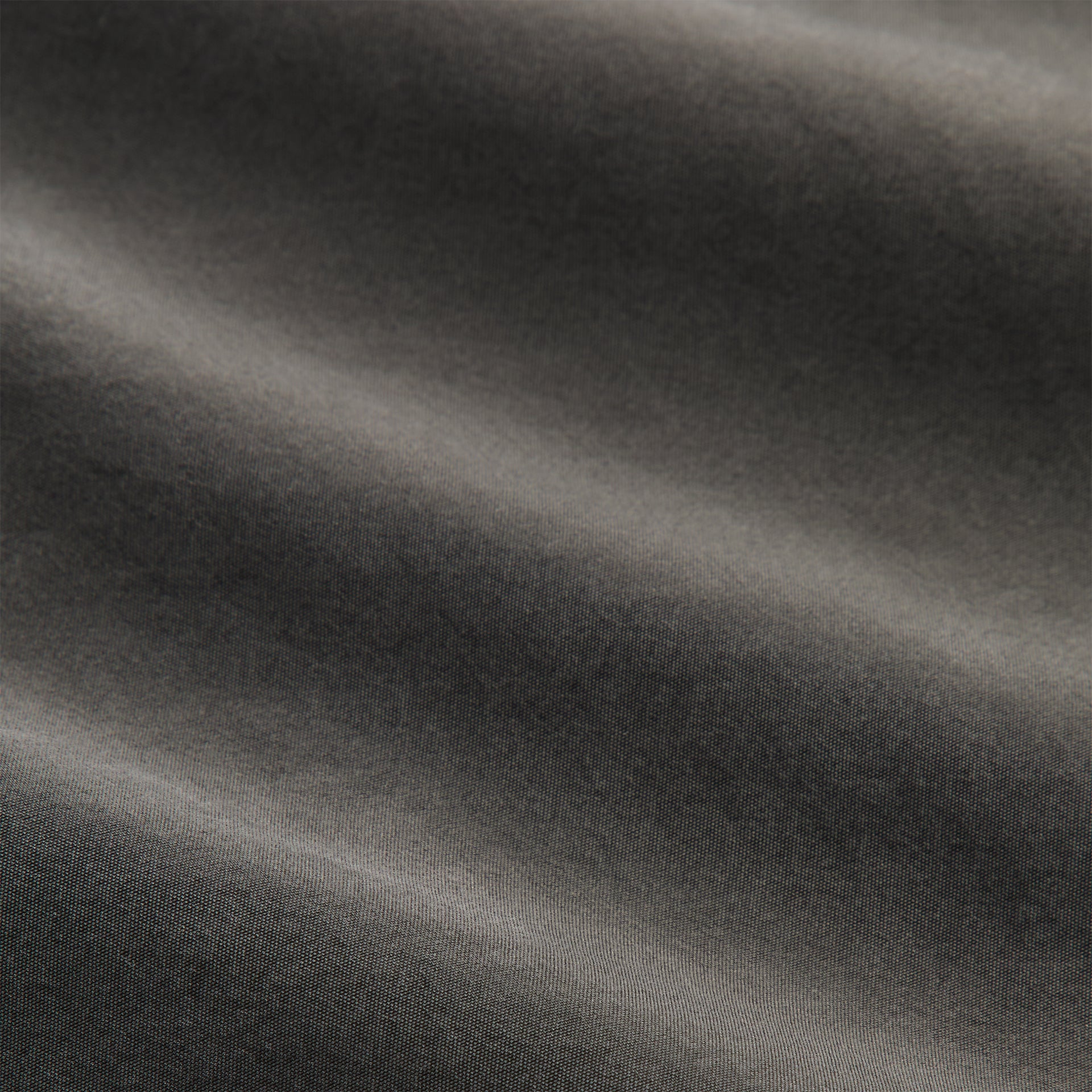 &Kin Silk Habotai Short Sleeve Reade Shirt -  Somber