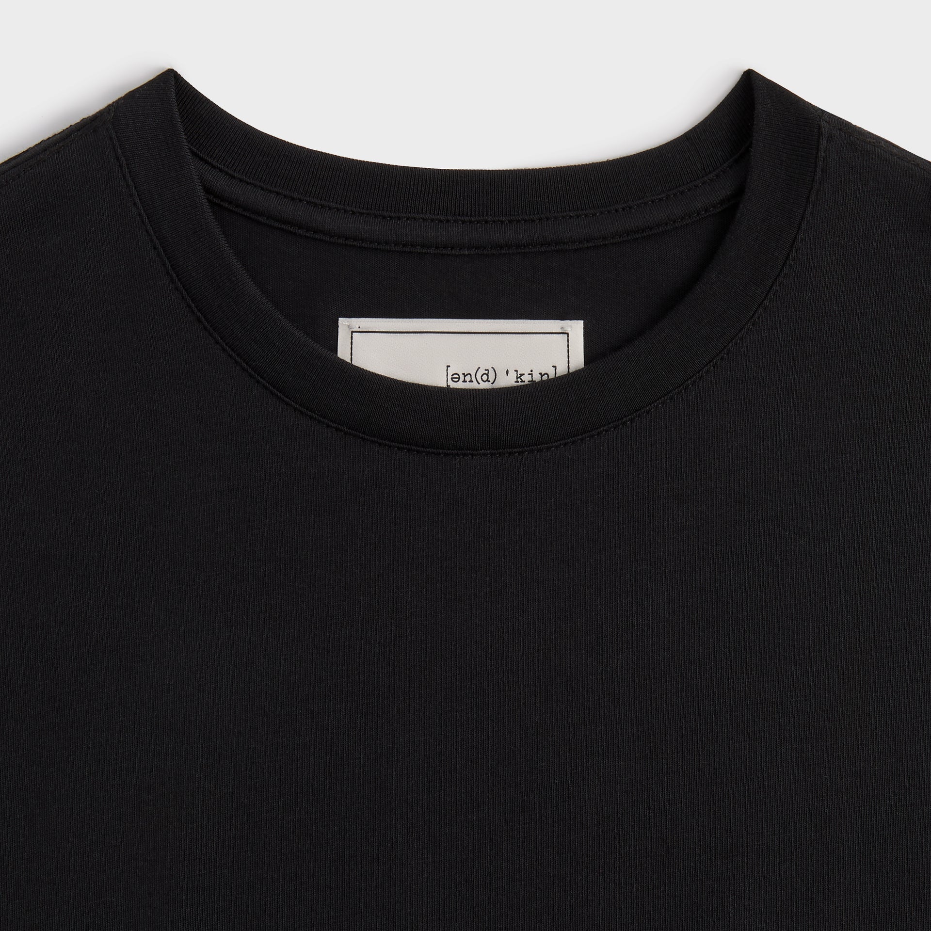 &Kin Pima Jersey Short Sleeve Heathrow Tee - Black