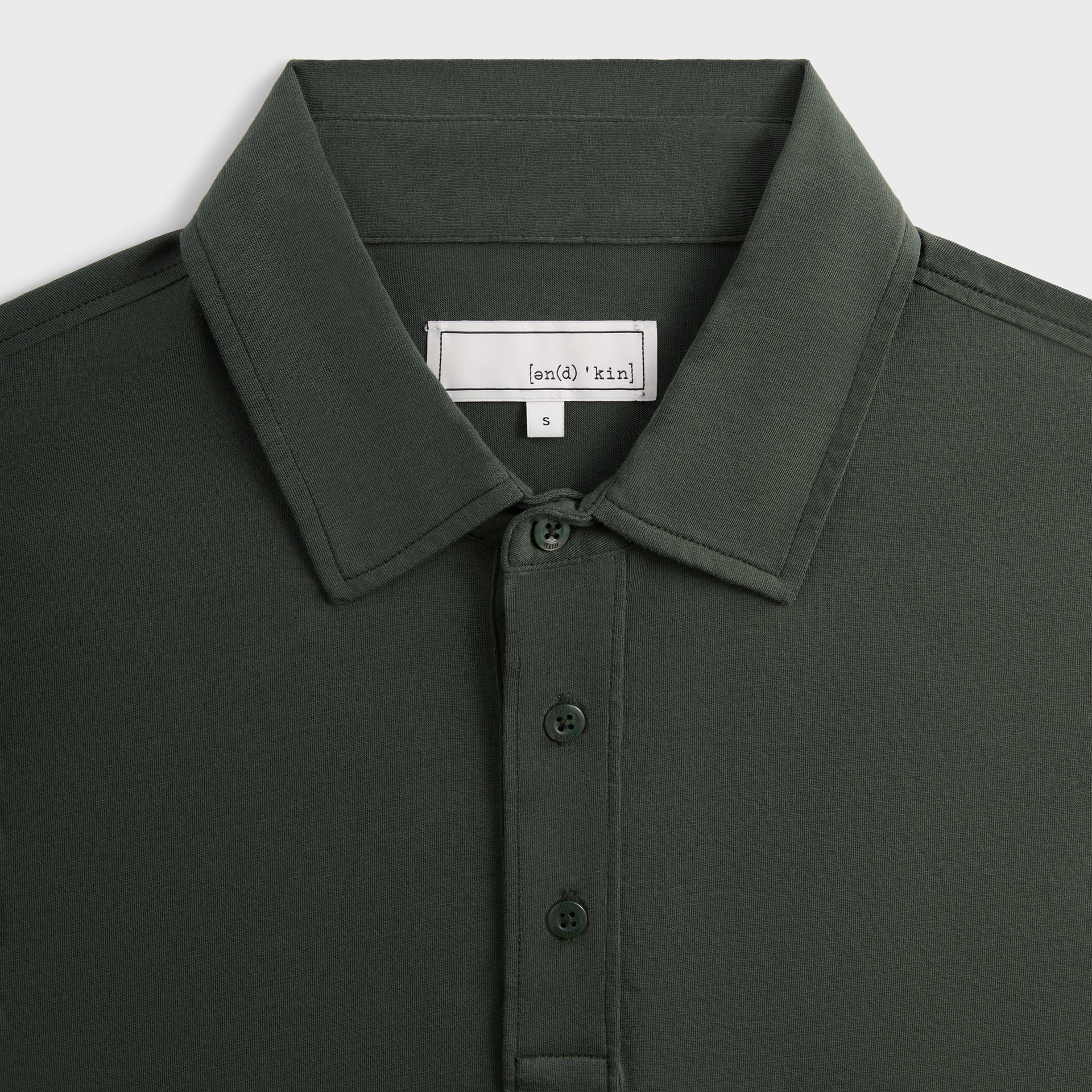 &Kin Pima Jersey Short Sleeve Heathrow Polo - Taiga