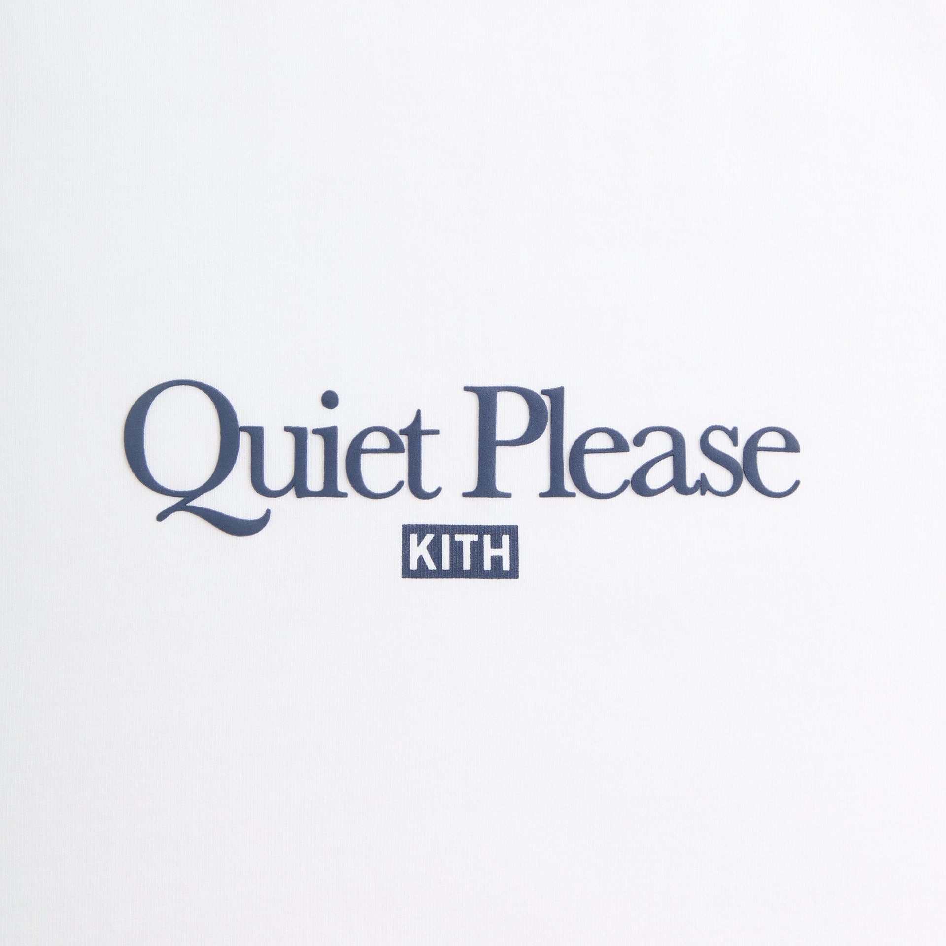 Kith for Wilson Quiet Please Tee - White