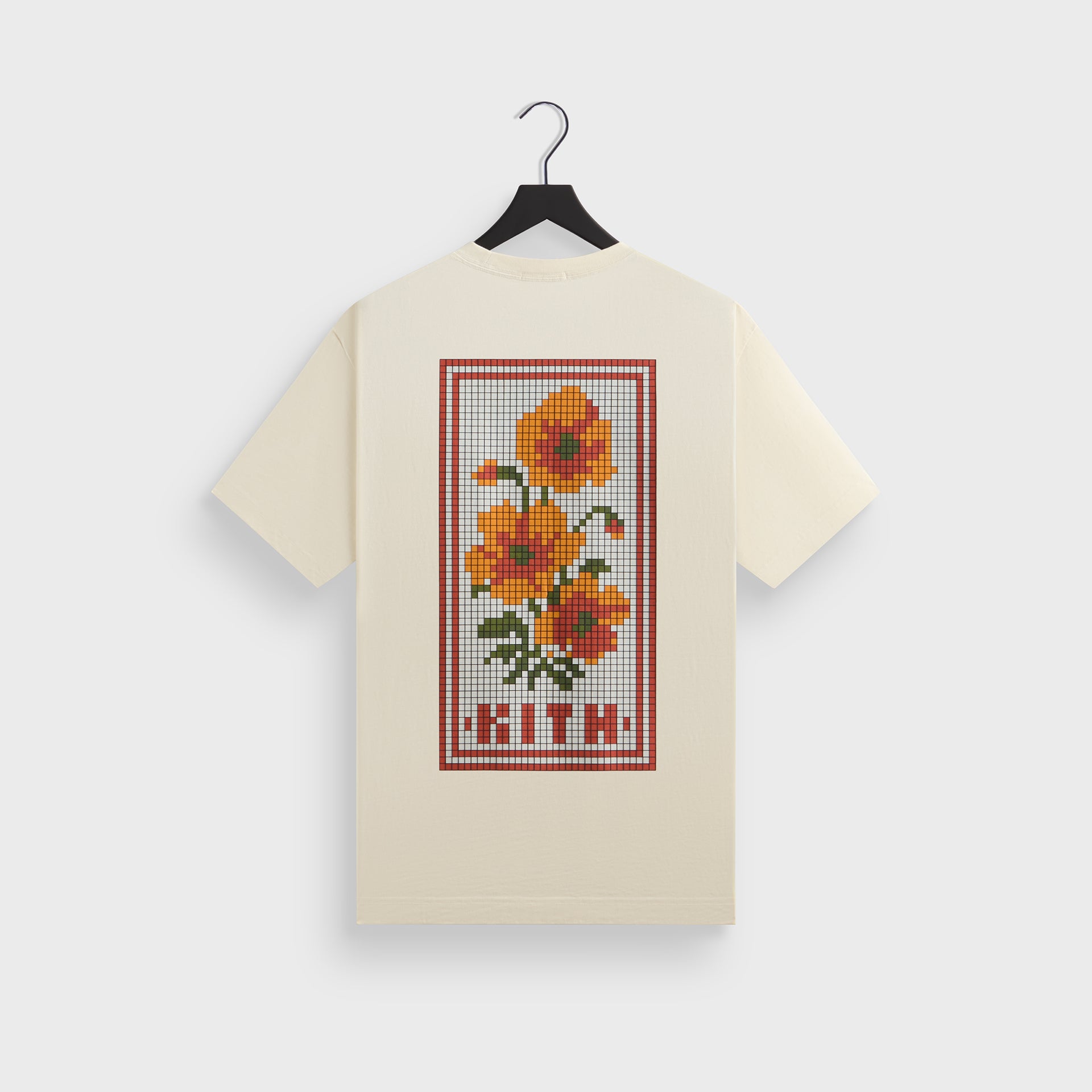 Kith Blossom Logo Tee - Sandrift