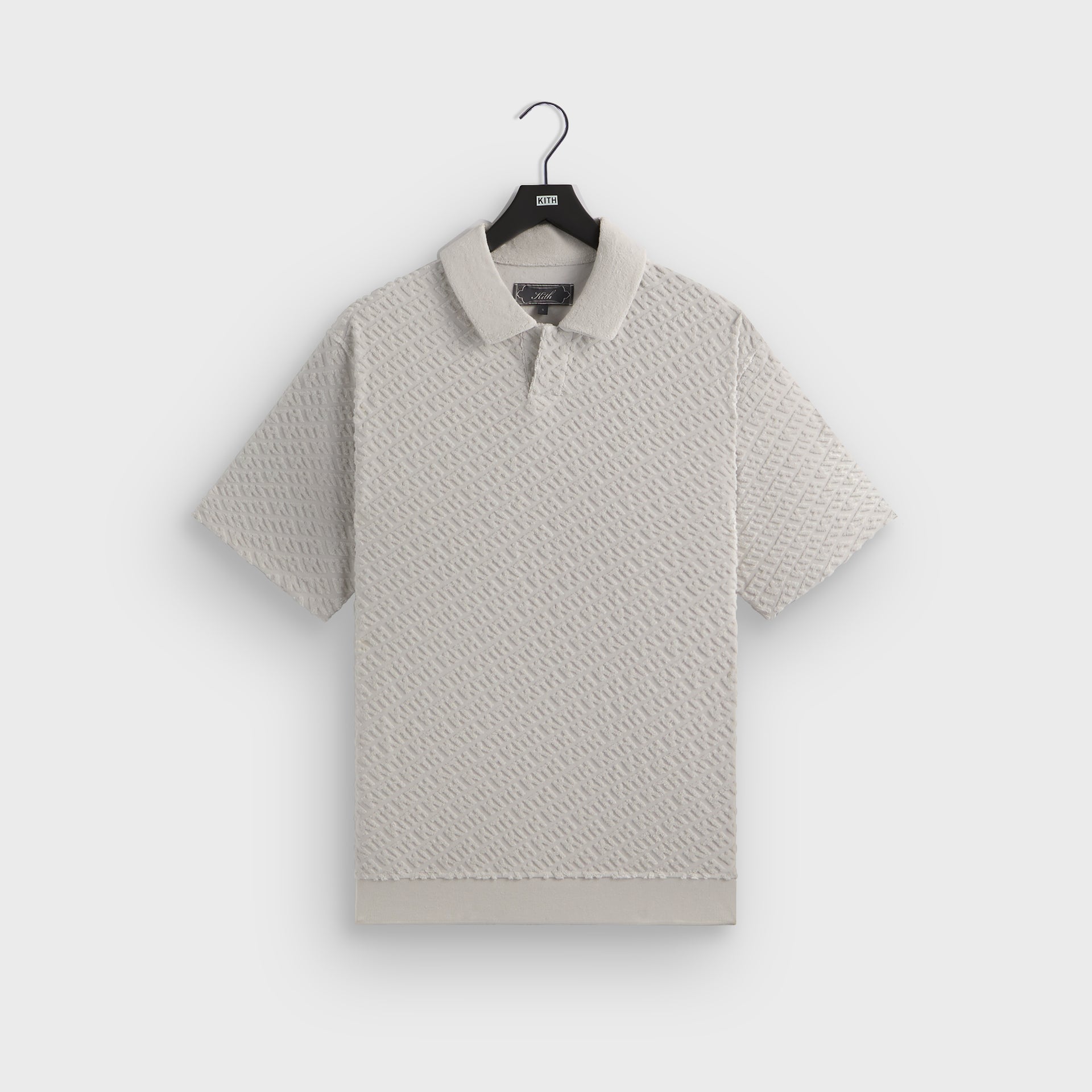Erlebniswelt-fliegenfischenShops Monogram Terry Leo Polospieler-Logo Polo - Concrete