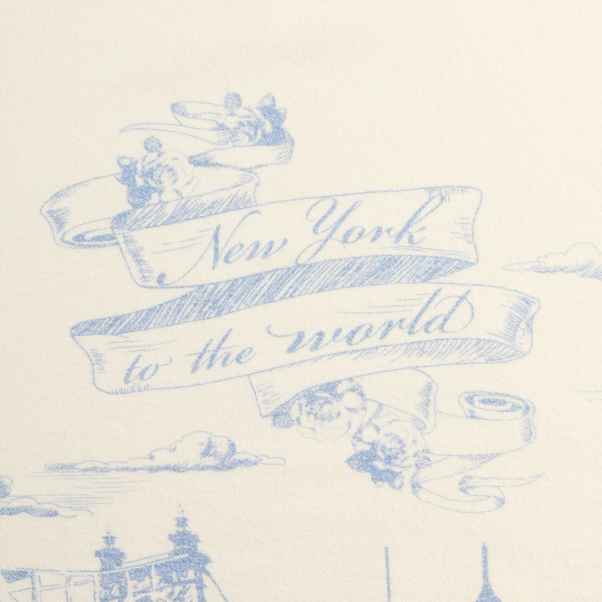 Kith New York Toile Nelson Crewneck - Sandrift