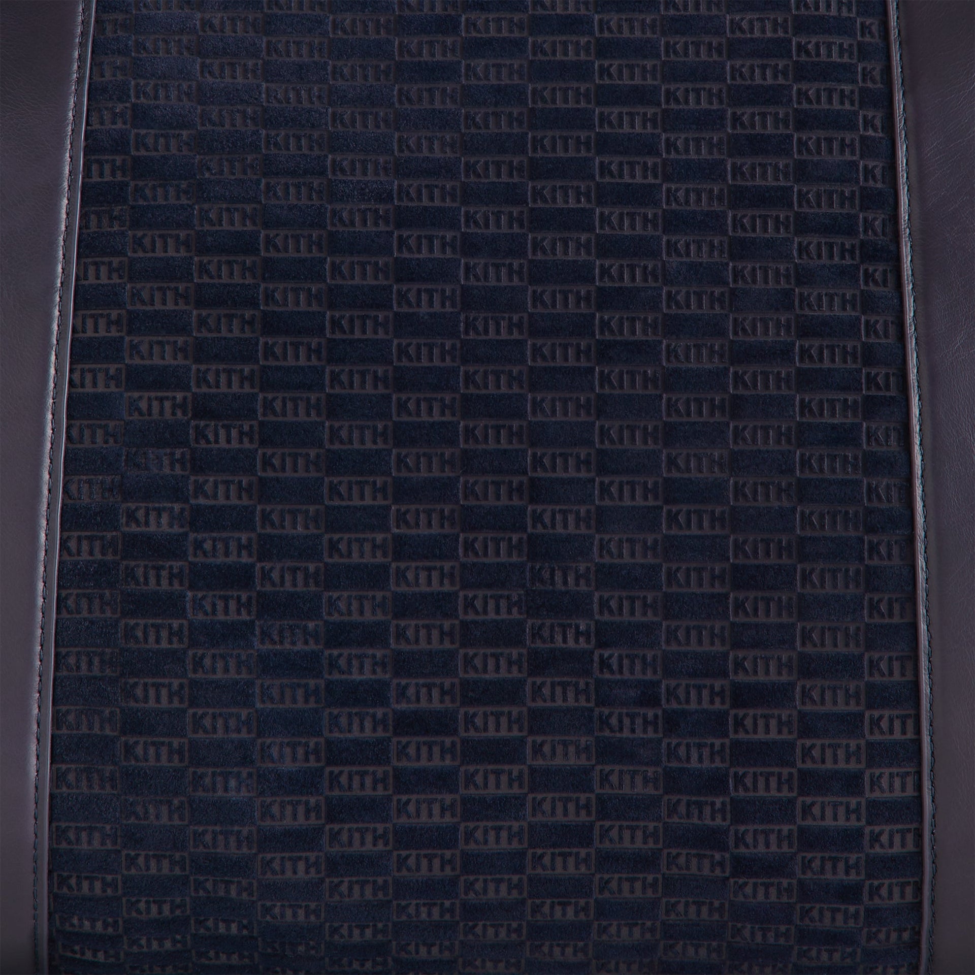 Kith Monogram Suede Traveler K55 Bag - Ink