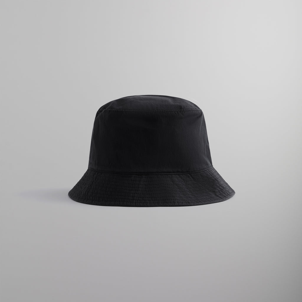 Kith Washed Cotton Nylon Bucket Hat - Black