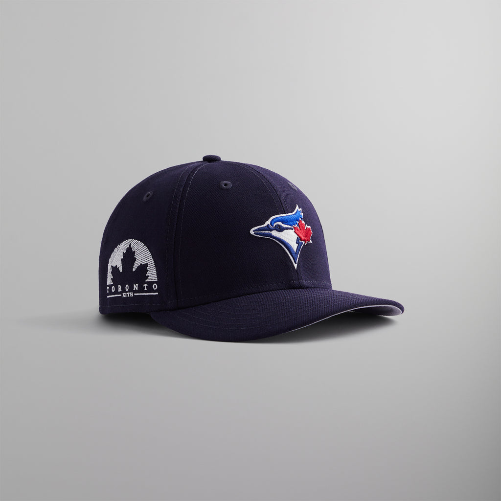 Toronto Blue Jays TWO-BIT Black-White Fitted Hat by New Era