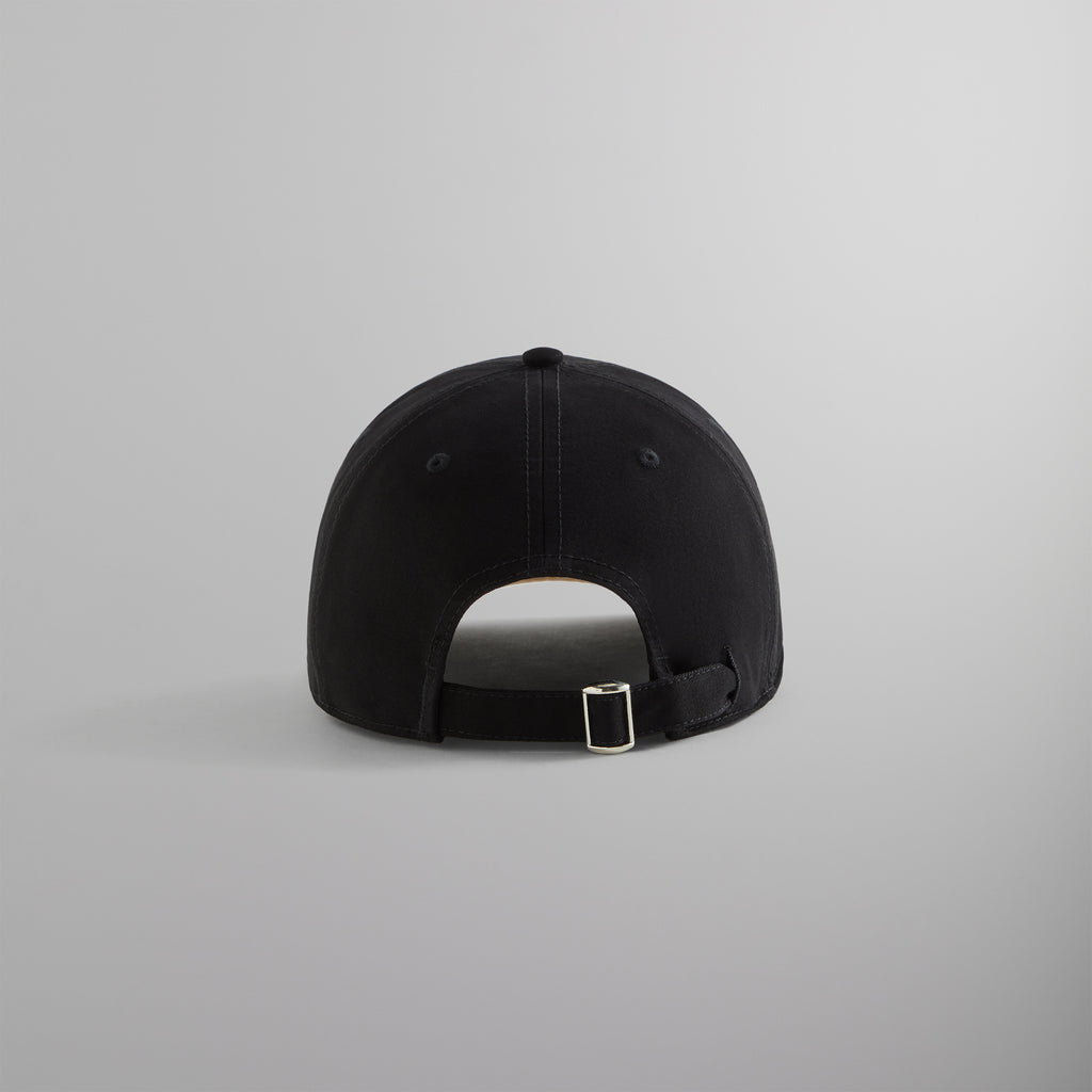 Kith Premier Logo Brushed Cotton Aaron Cap - Black