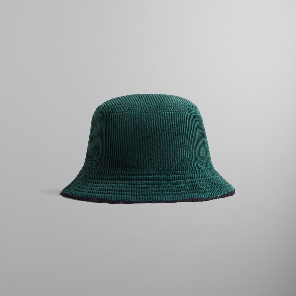 Kith Reversible Bucket Hat In Corduroy & Sherpa - Stadium