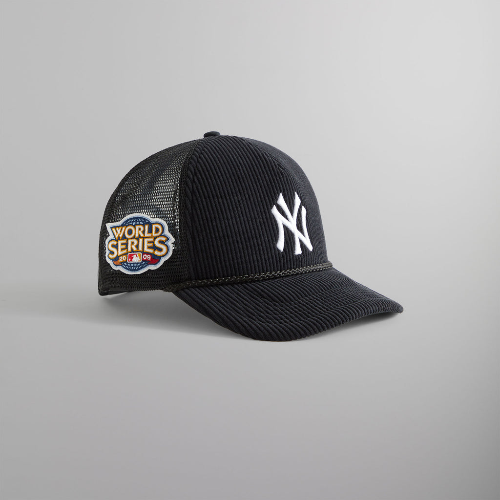 Kith for the New York Yankees Corduroy Trucker Hat - Black