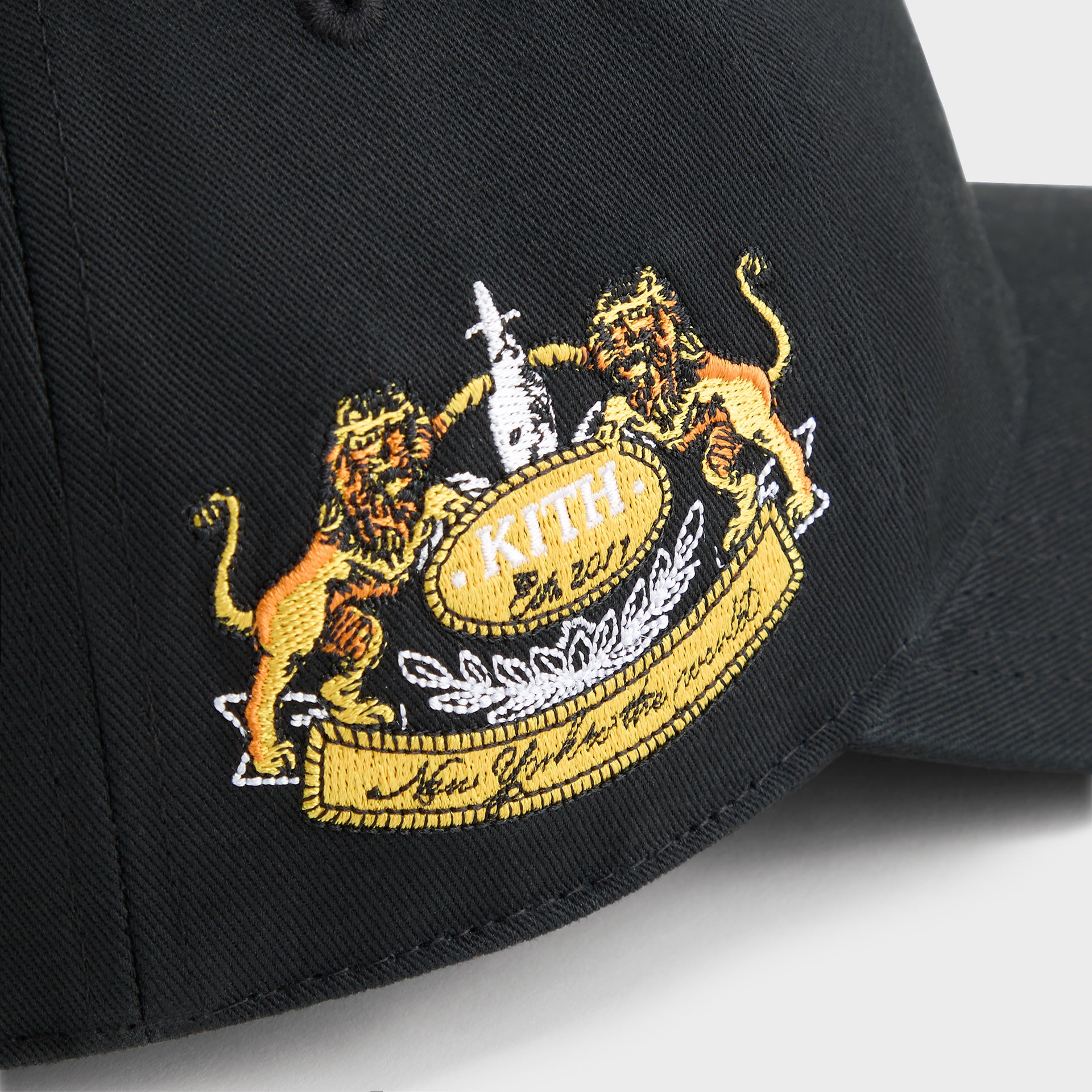 Kith Greenwich Two-Button Twill Classic Cap - Black