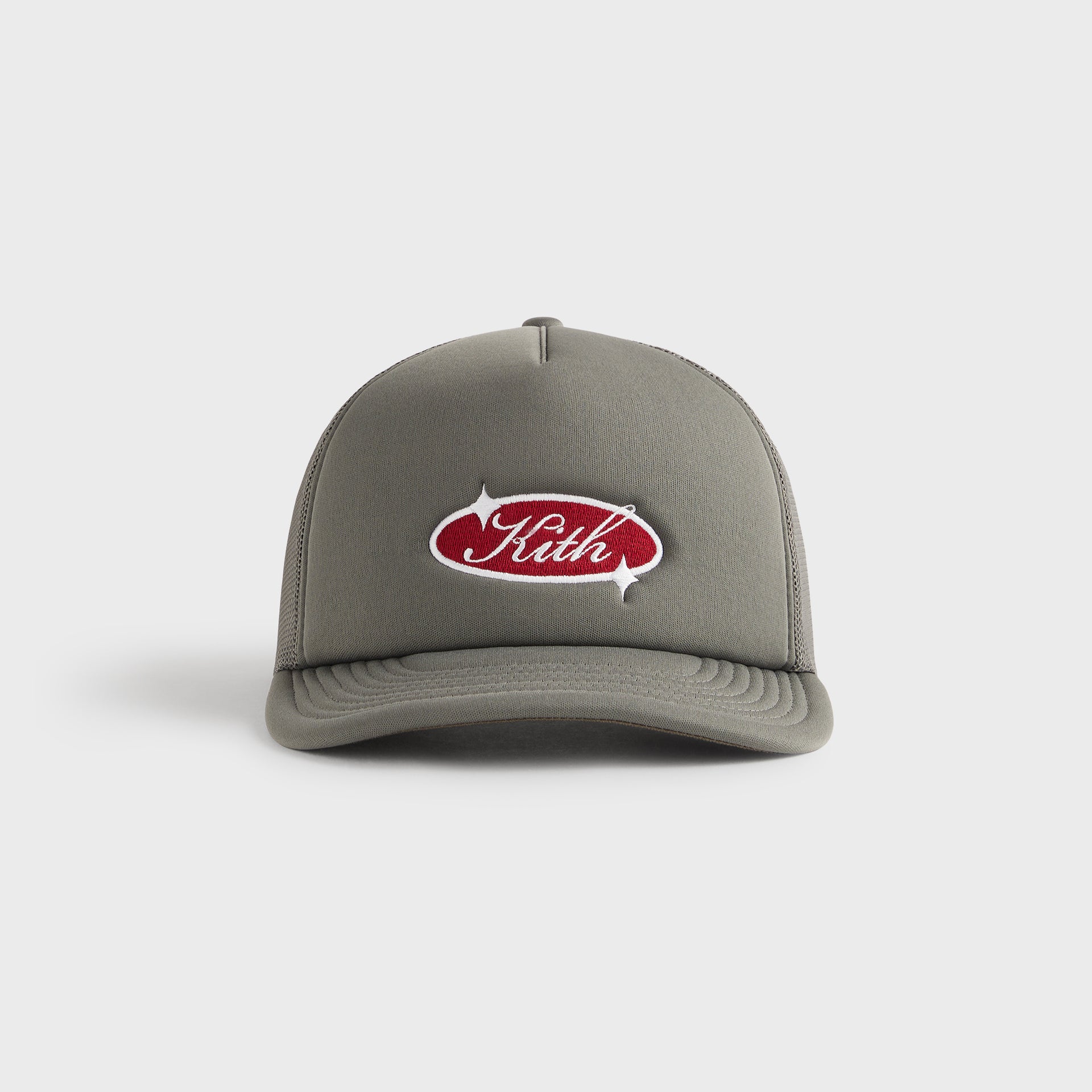 Kith Freeway Logo Poly Foam Nolan Trucker Hat - Caraway