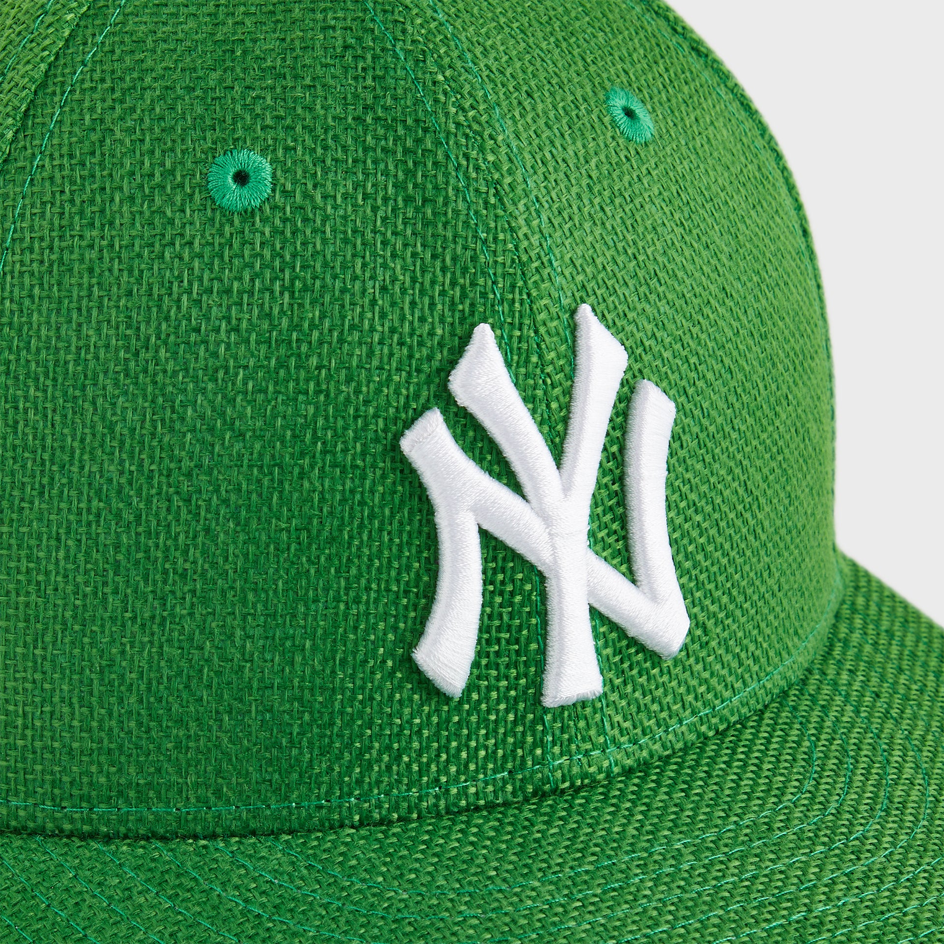 Kith & New Era for the New York Yankees Raffia Low Profile 59FIFTY Fitted - Newt