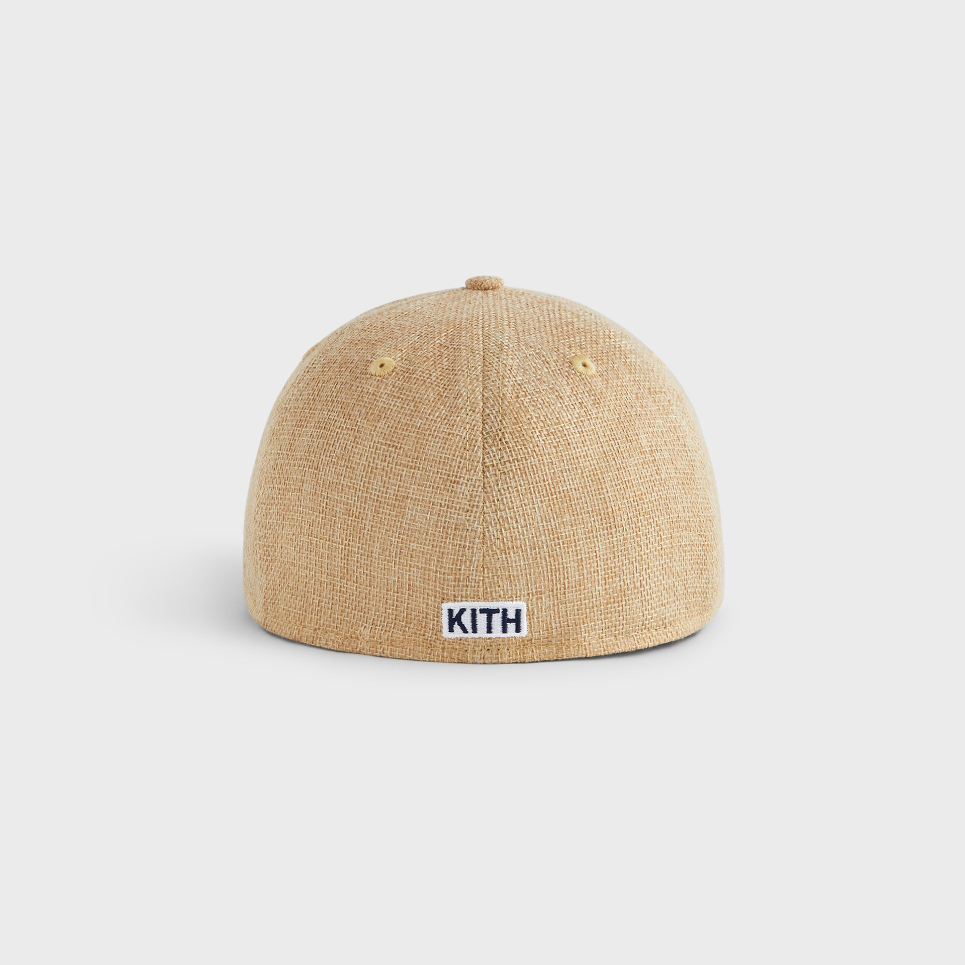 Kith & New Era for the New York Yankees Raffia Low Profile 59FIFTY Fitted - Natural