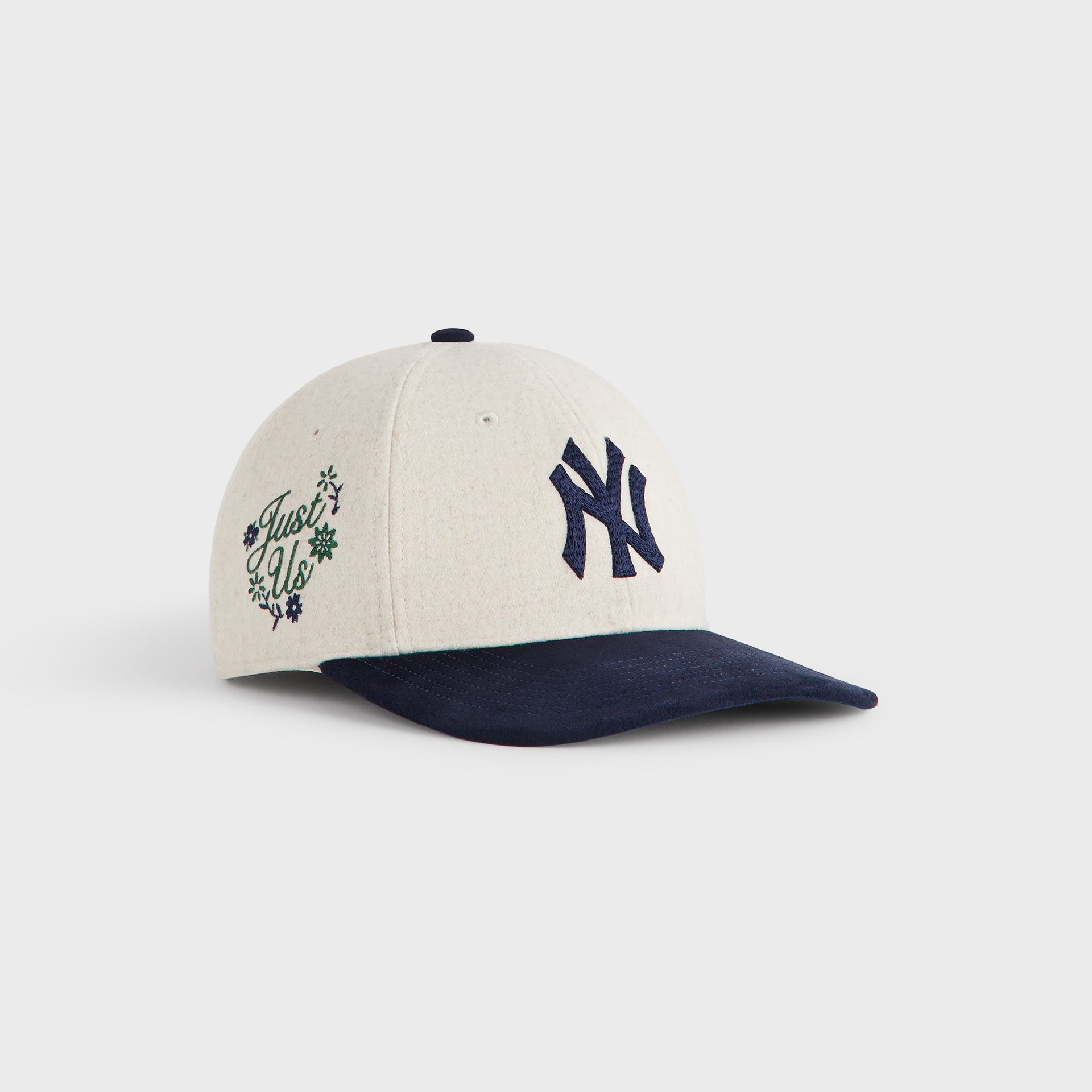 Kith & New Era for the New York Yankees Two-Tone Heavy Twill Franchise LS Cap - Sandrift