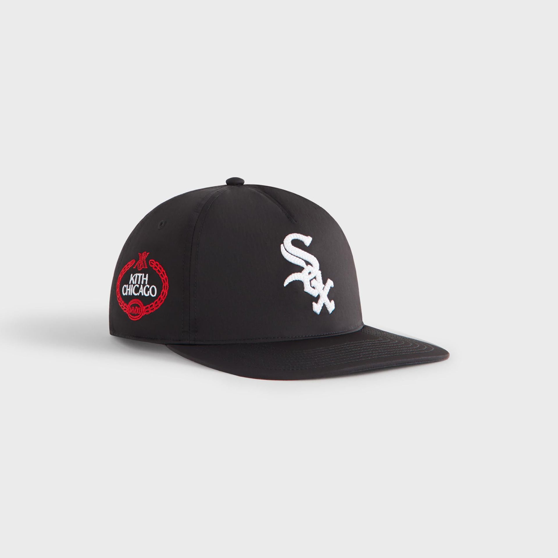 Kith & '47 for the Chicago White Sox Nylon SL Hitch Snapback - Black