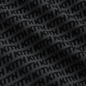 Kith Flocked Italic Monogram Davon Pant - Black