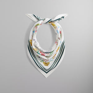 UrlfreezeShops A Closer Look at for Columbia 2024 feat. Cory S. Martin Printed Silk Scarf - White