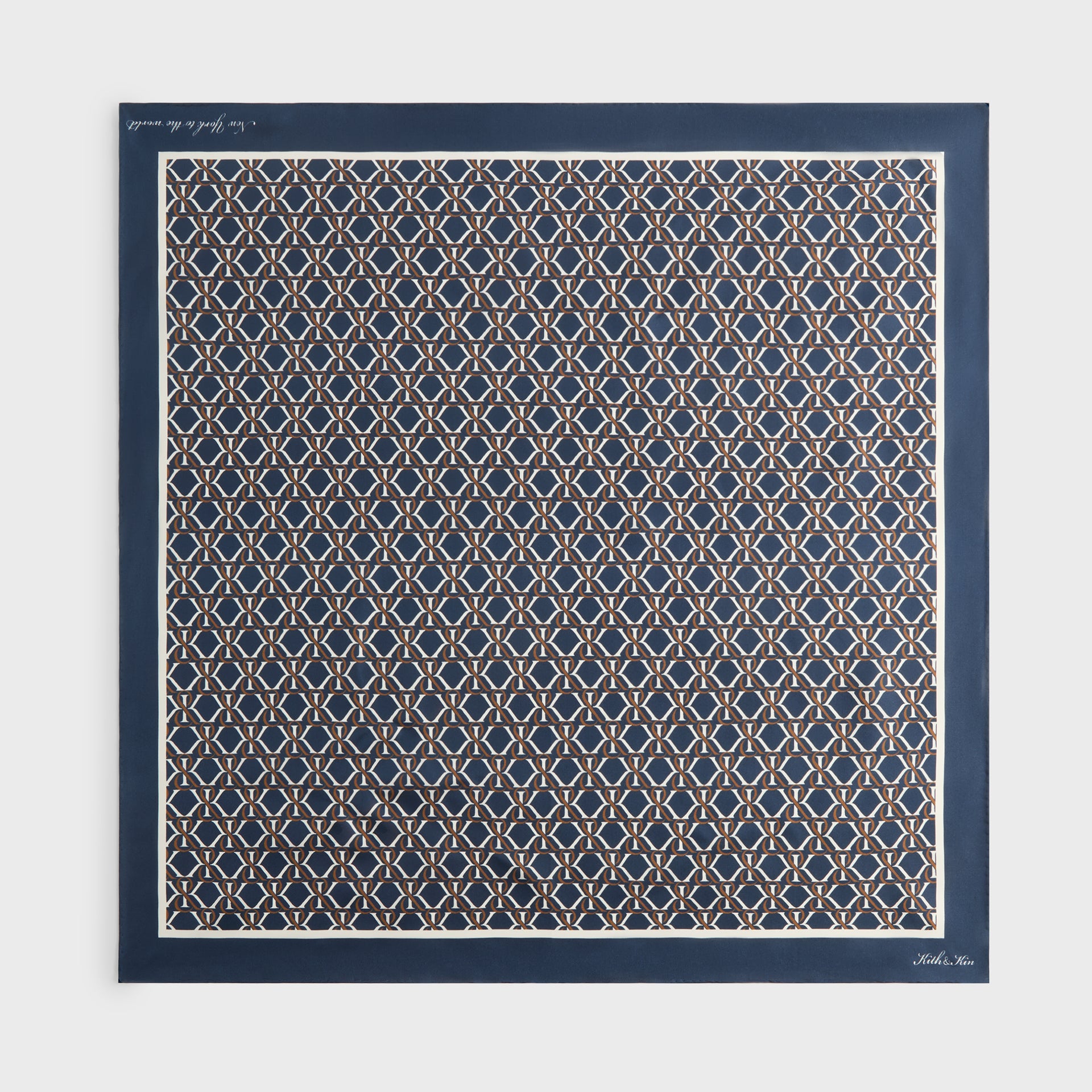 Kith Monogram Crest Bandana - Nocturnal