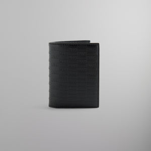UrlfreezeShops Monogram Bi-Fold Wallet - Black