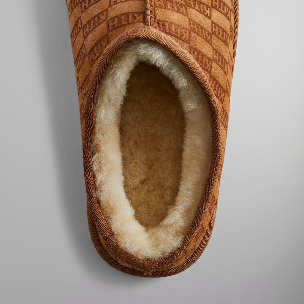 Monogrammed sheepskin slippers hot sale