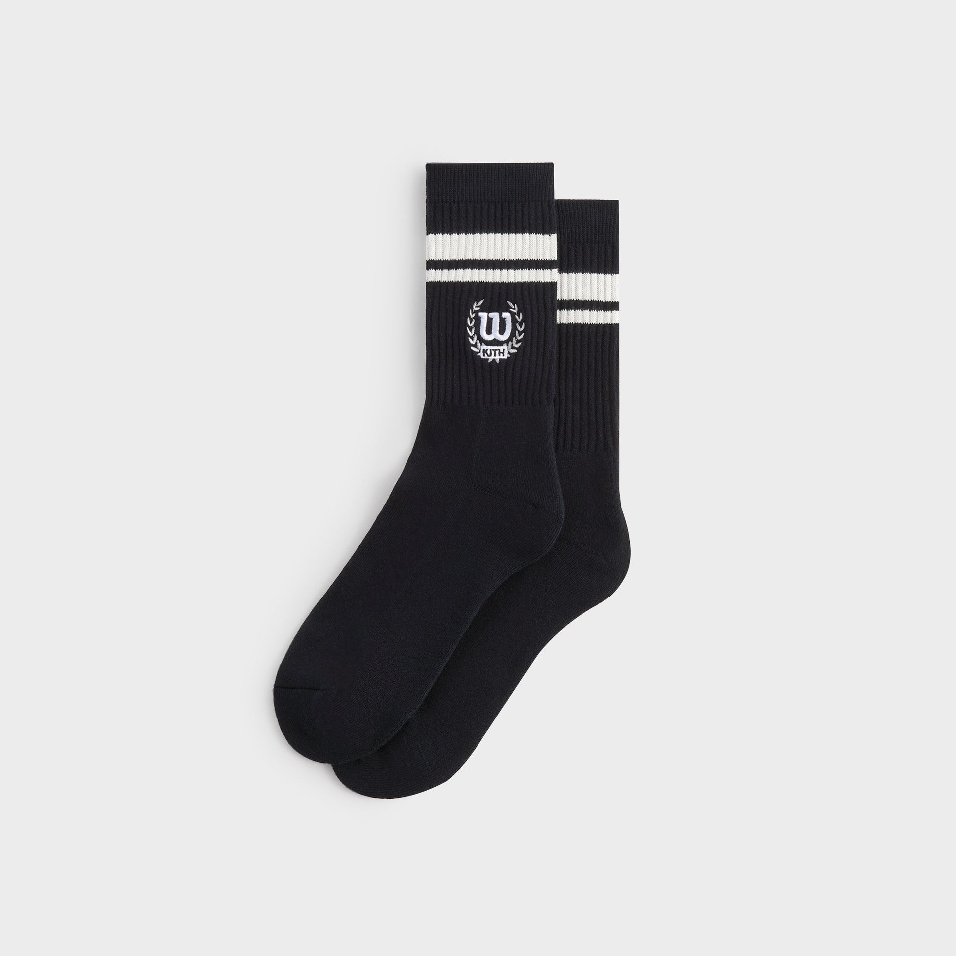 Erlebniswelt-fliegenfischenShops for Wilson Striped Logo Crew Socks - Nocturnal