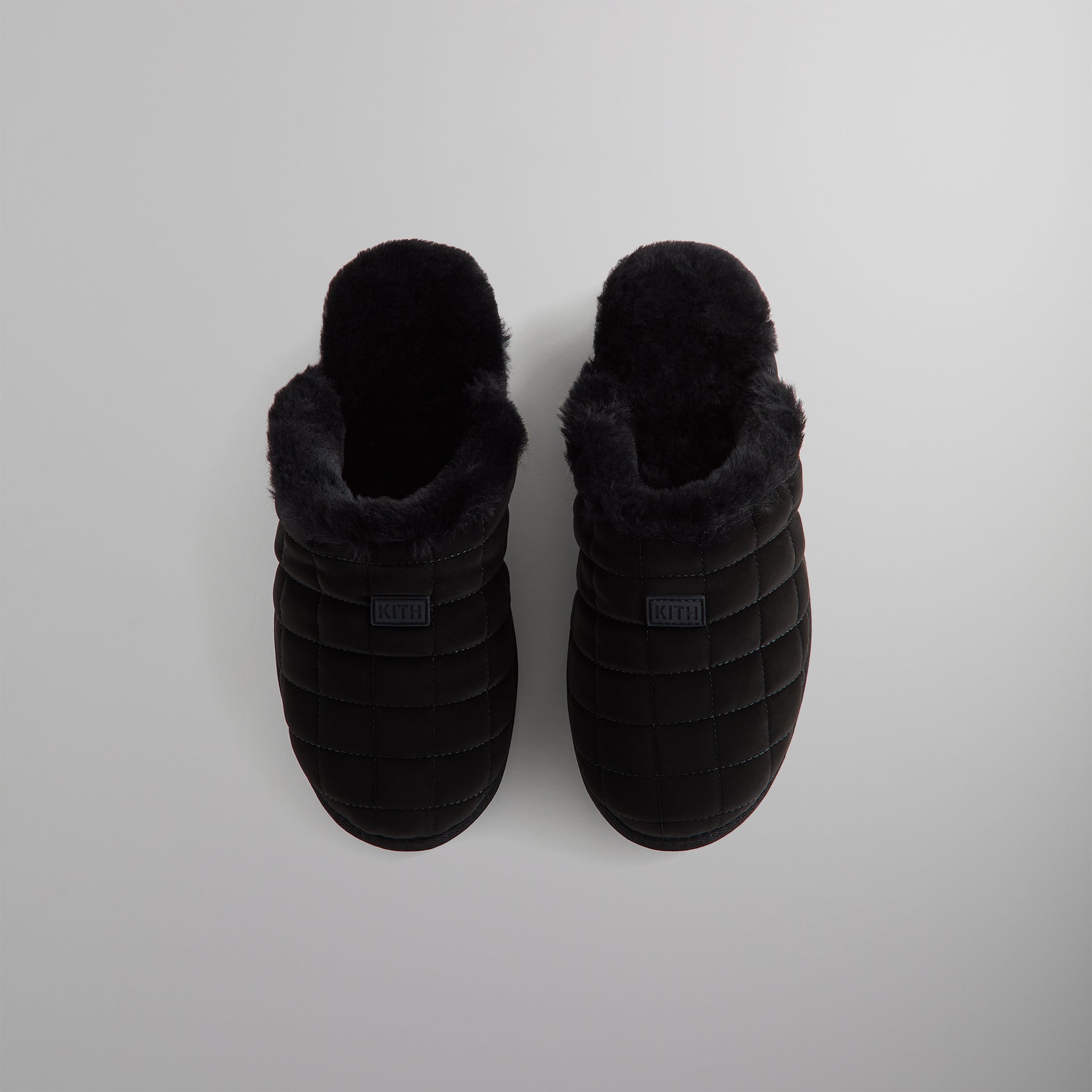 Erlebniswelt-fliegenfischenShops Puffed Logo Slippers - Black - Black
