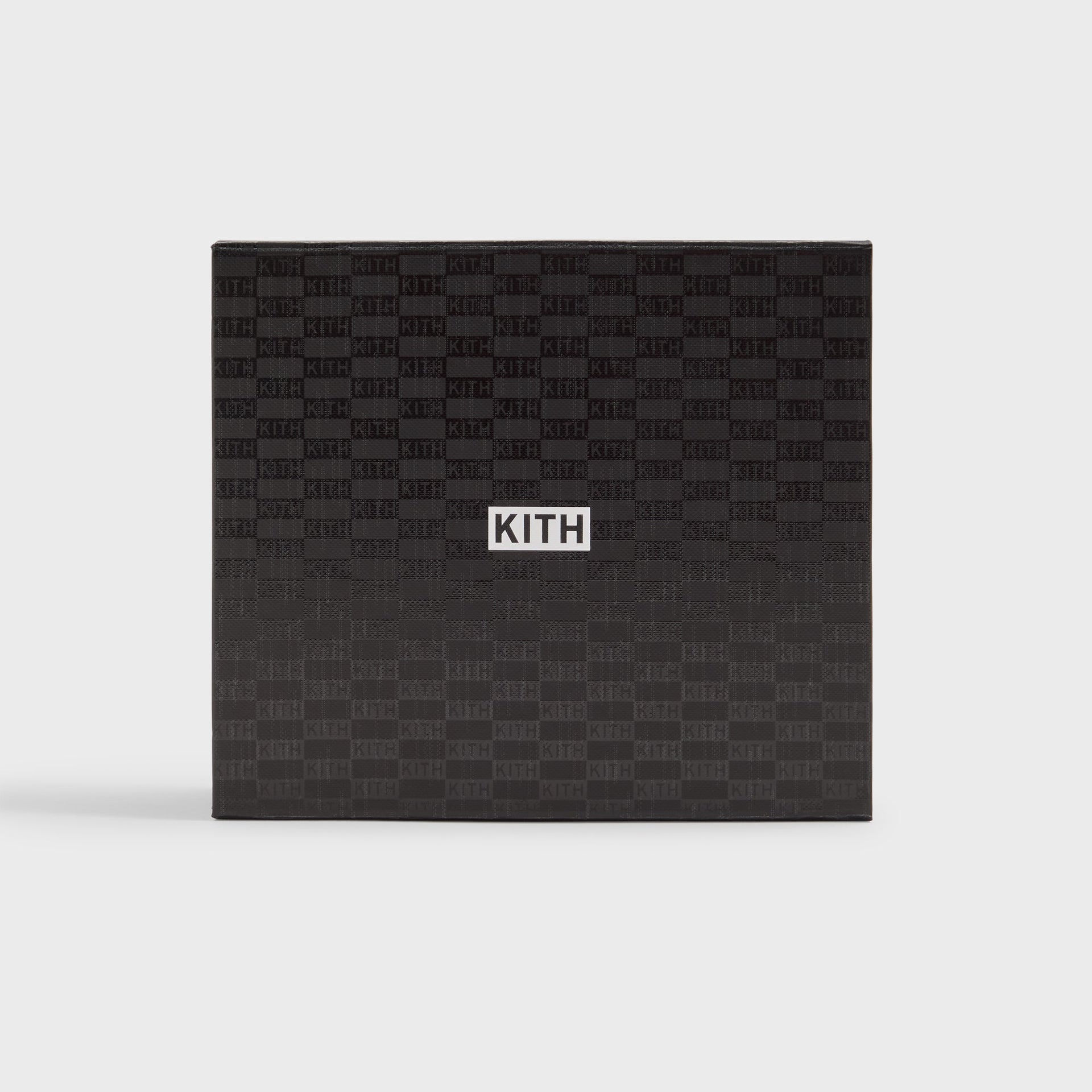Kith Monogram Suede Card Holder - Black