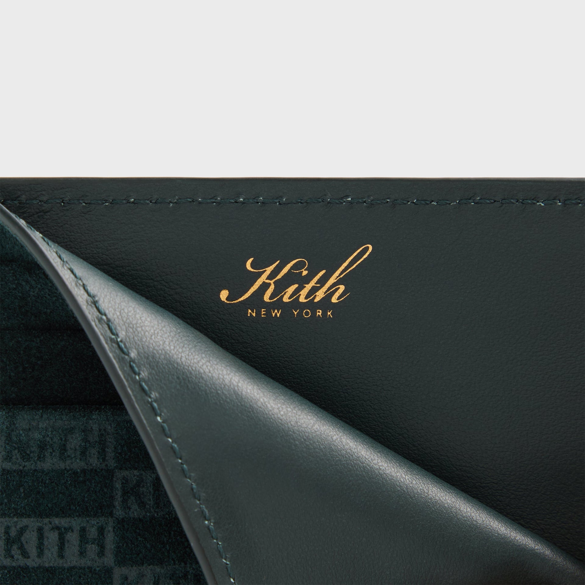 Kith Monogram Suede Card Holder - Stadium