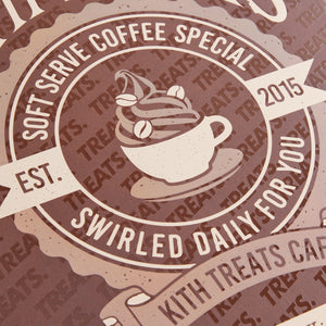 Kith Treats Coffee Vintage Tee - White
