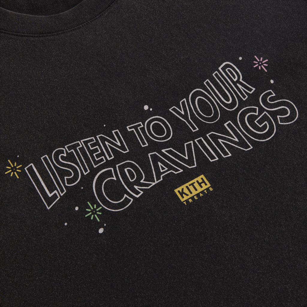 Kith Treats Cravings Vintage Long Sleeve Tee - Black