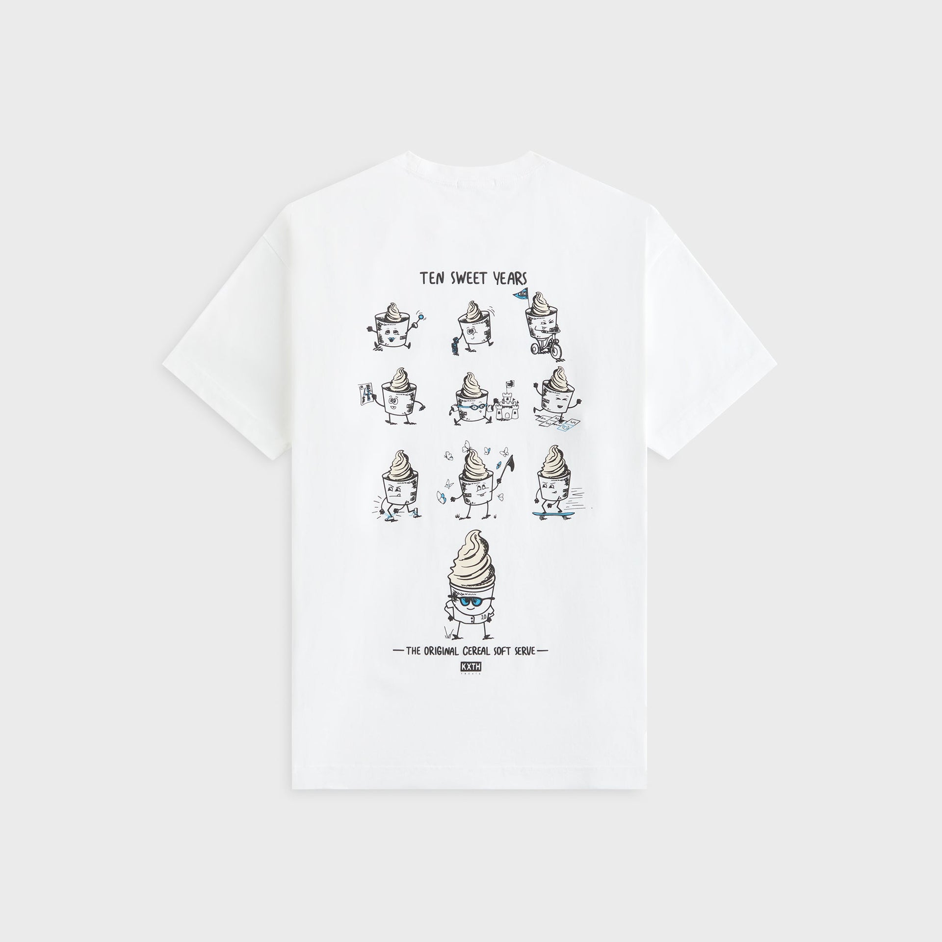 Erlebniswelt-fliegenfischenShops Treats 10 Years Tee - White