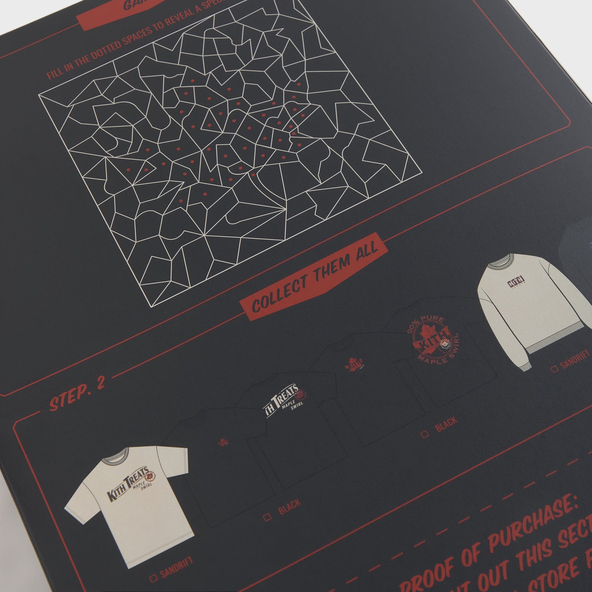 Kith Treats Plaid Logo Nelson Crewneck - Sandrift