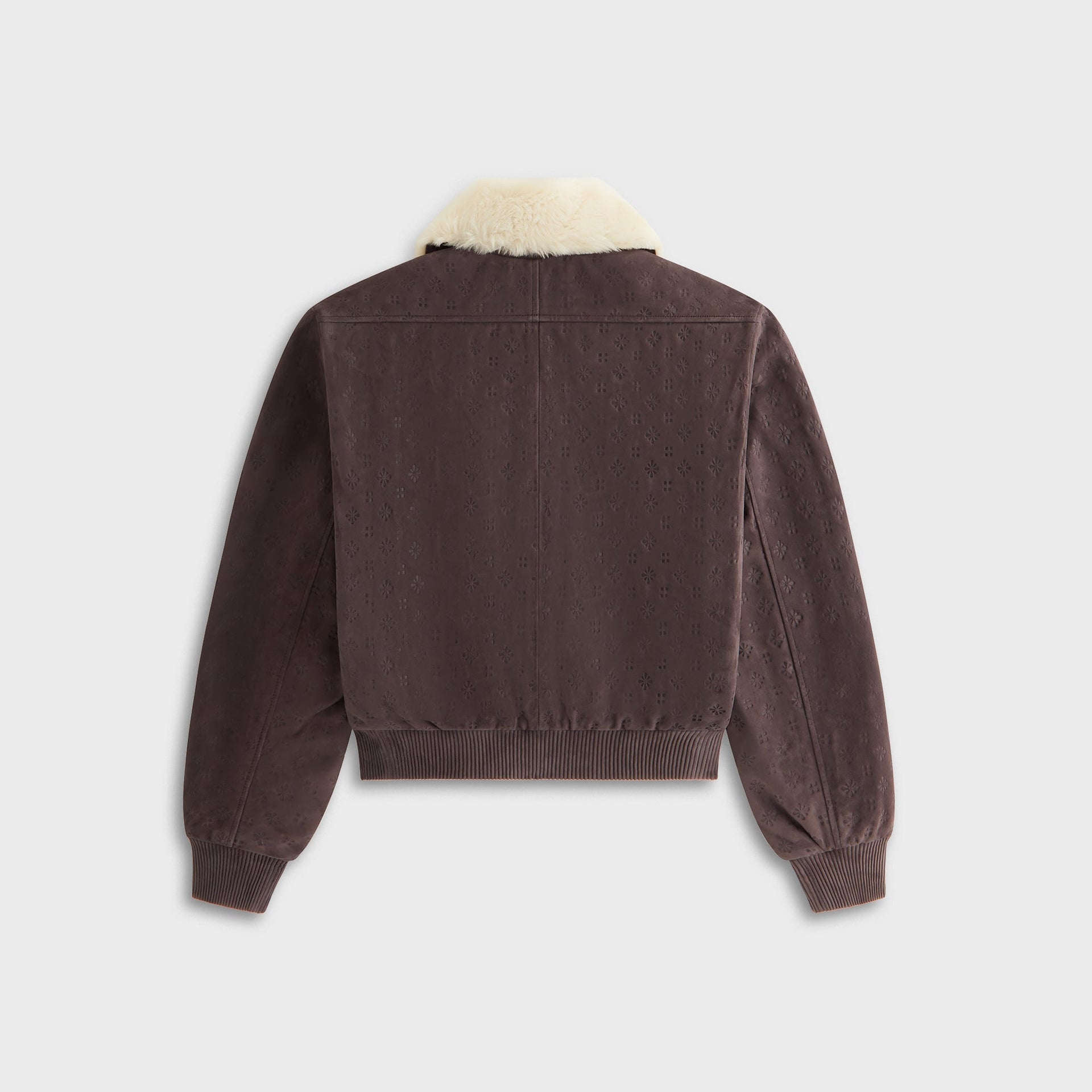 Kith Women Dalton Debossed Suede Bomber - Hematite - PH