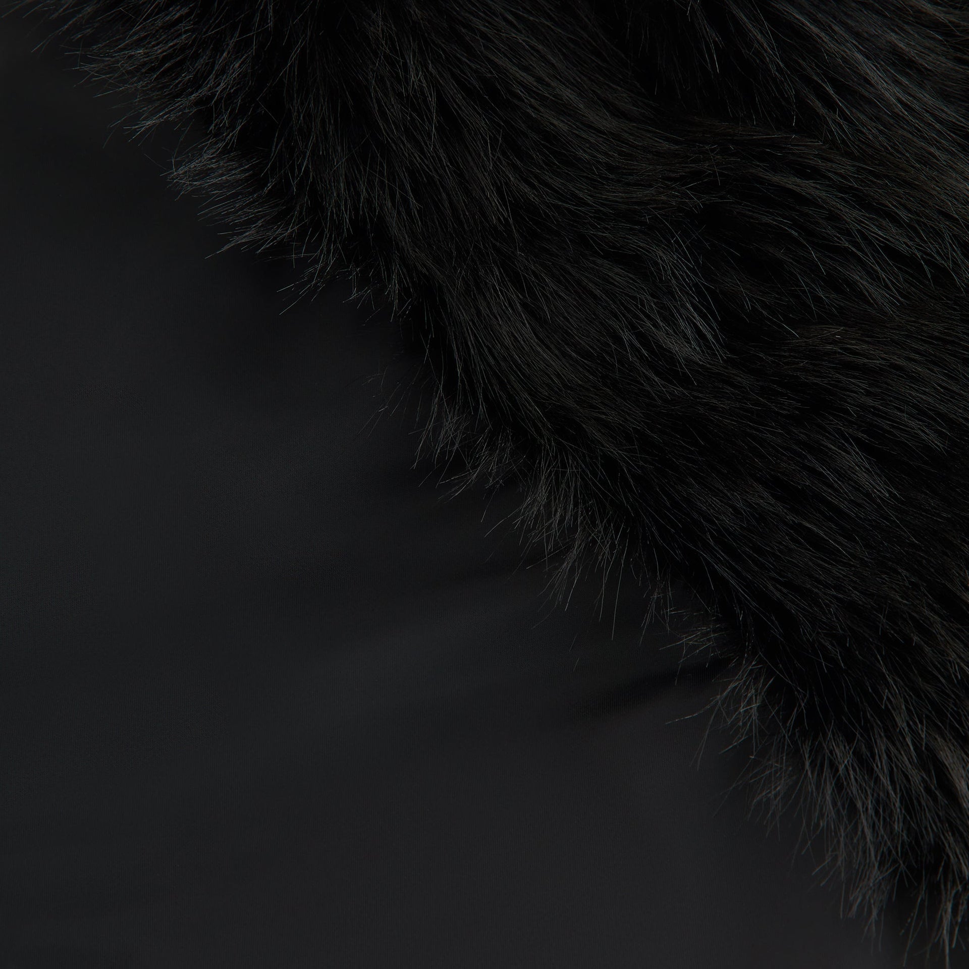 Kith Women Senna Faux Fur Reversible Bomber - Black - PH