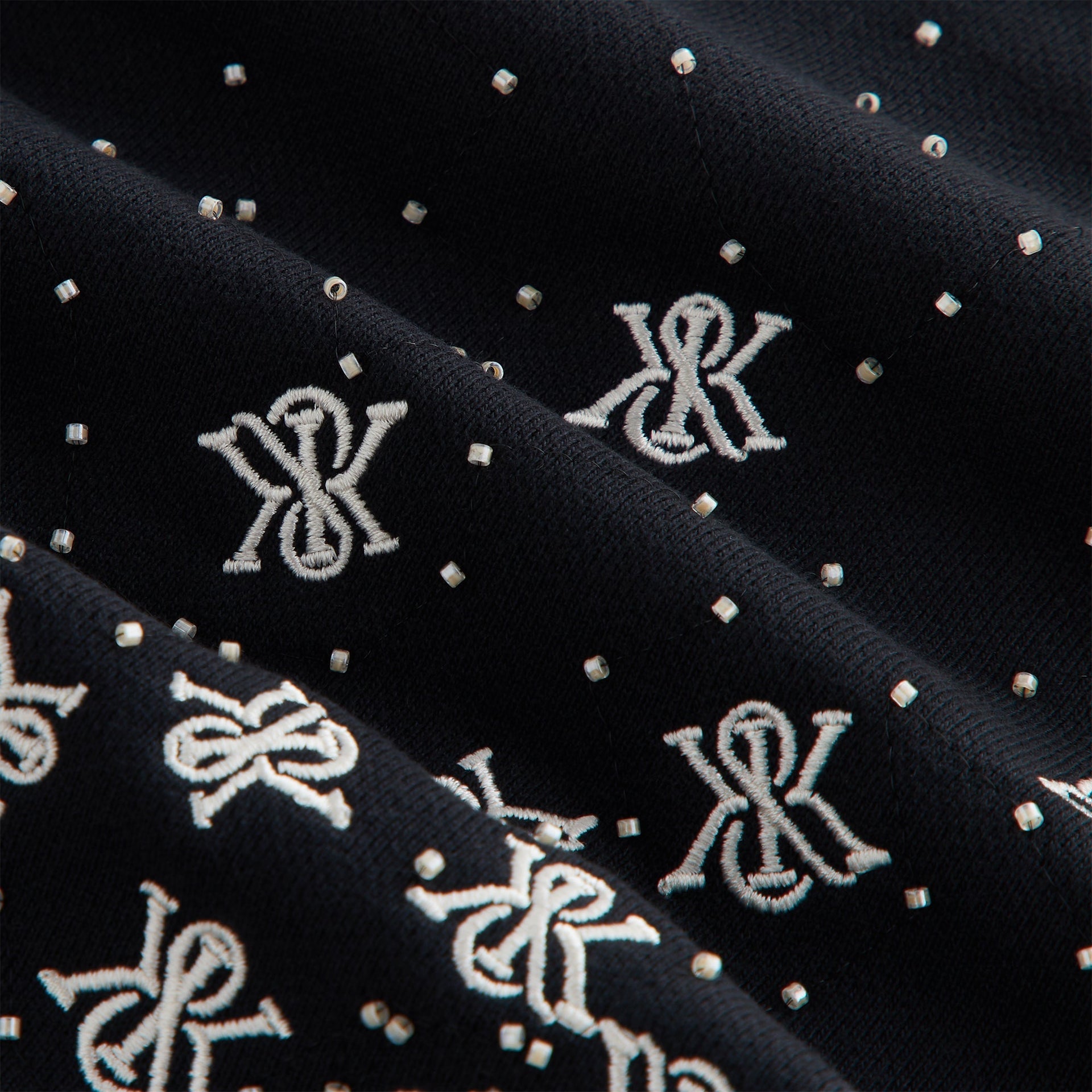 Kith Women Cropped Wyler Falling Crest Jacket - Black - PH