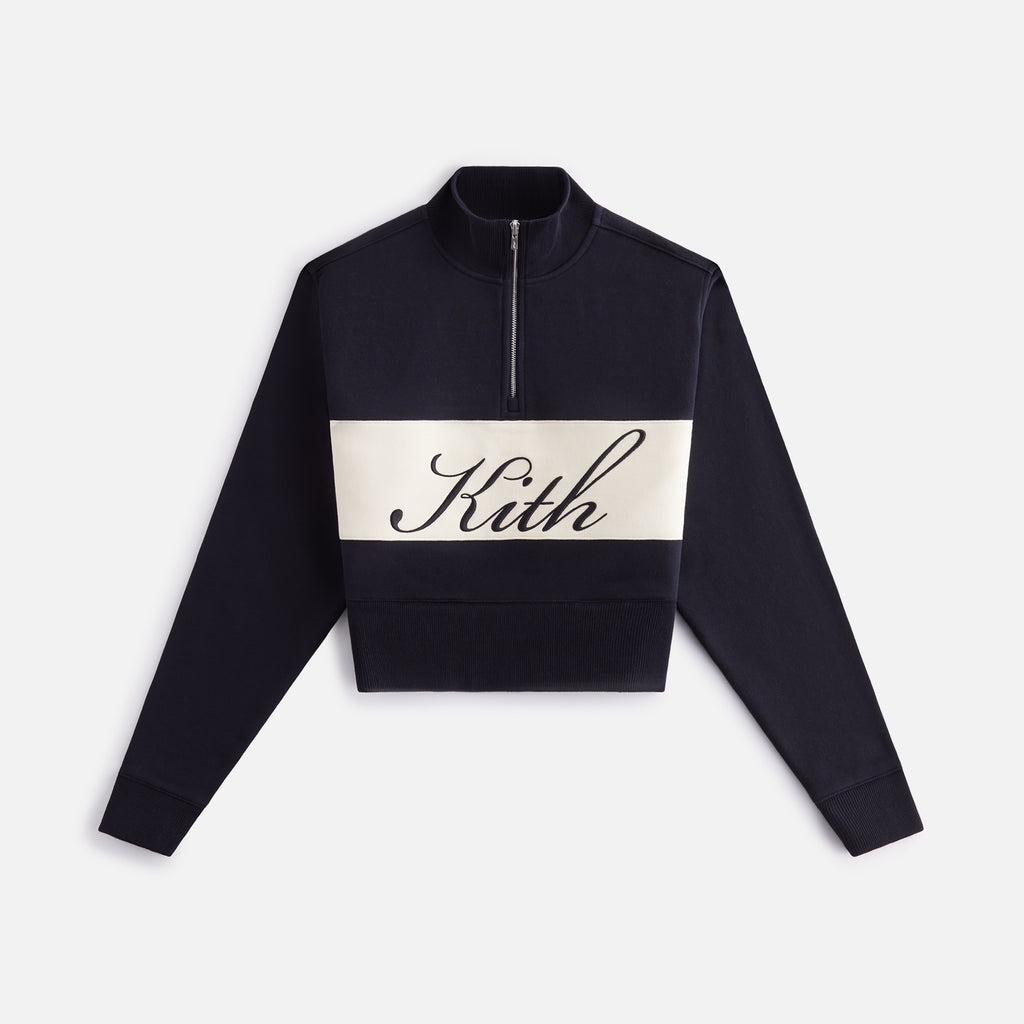 Kith Women Hunter II Kith Script Quarter Zip - Black