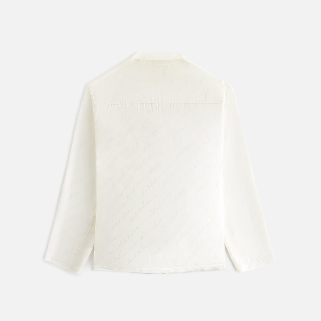 Kith Women Amalia Autograph Monogram Silk Blouse - Nano