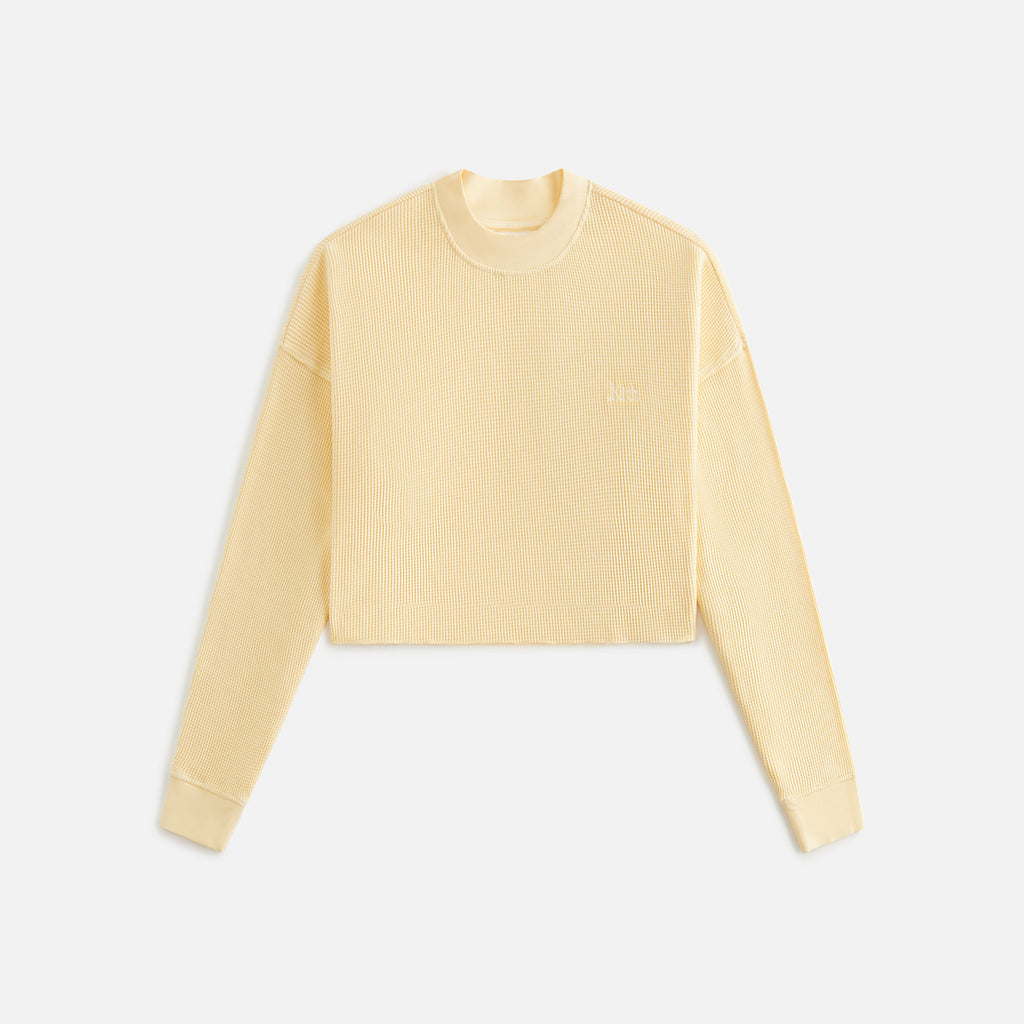 Kith Women Bryden Waffle Long Sleeve - Scone