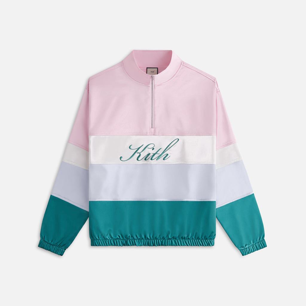 kith レディースアウターピンク Kith Women Wyler Blocked Full Zip Sweater - Pink Opal
