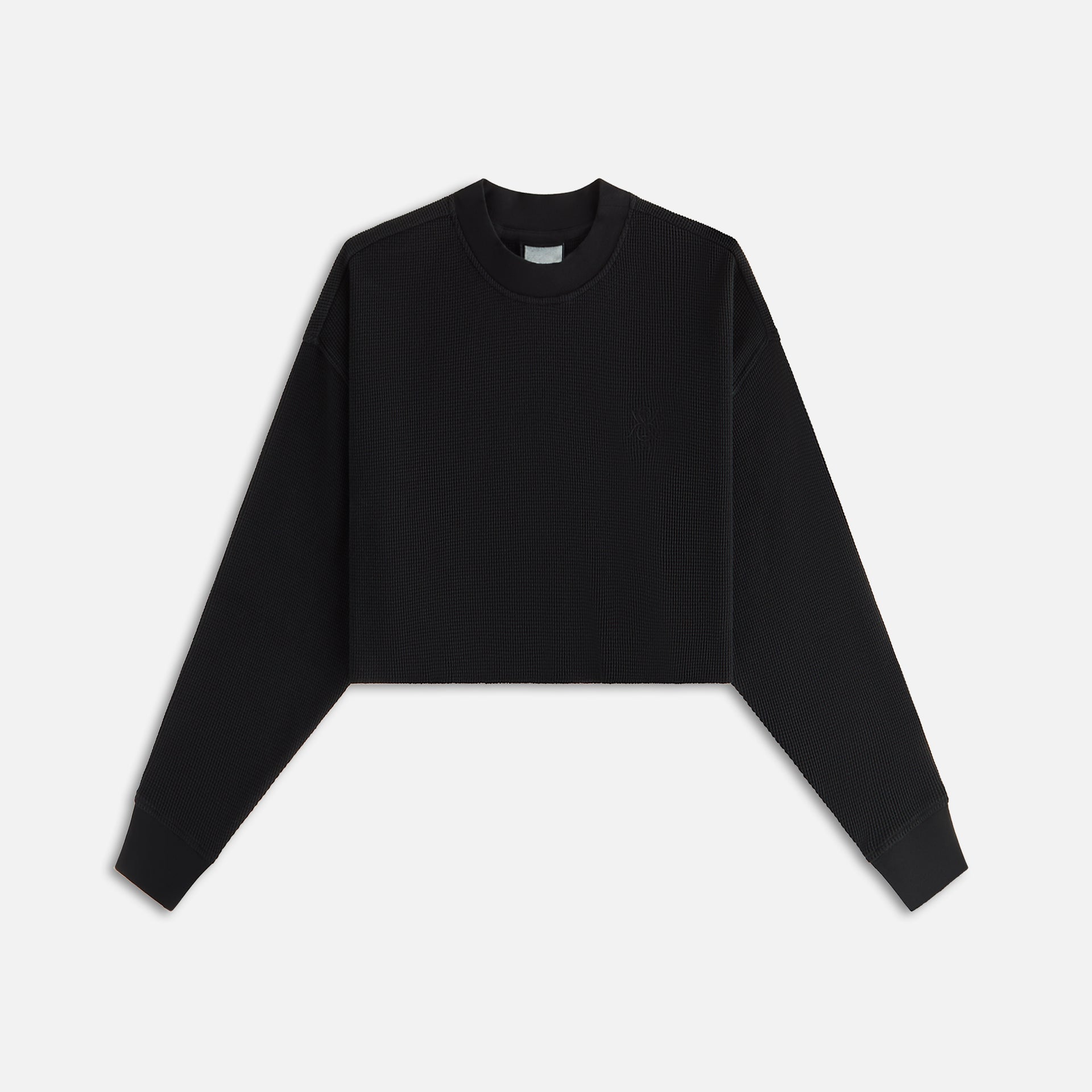 Erlebniswelt-fliegenfischenShops Women Bryden Waffle Long Sleeve - Black