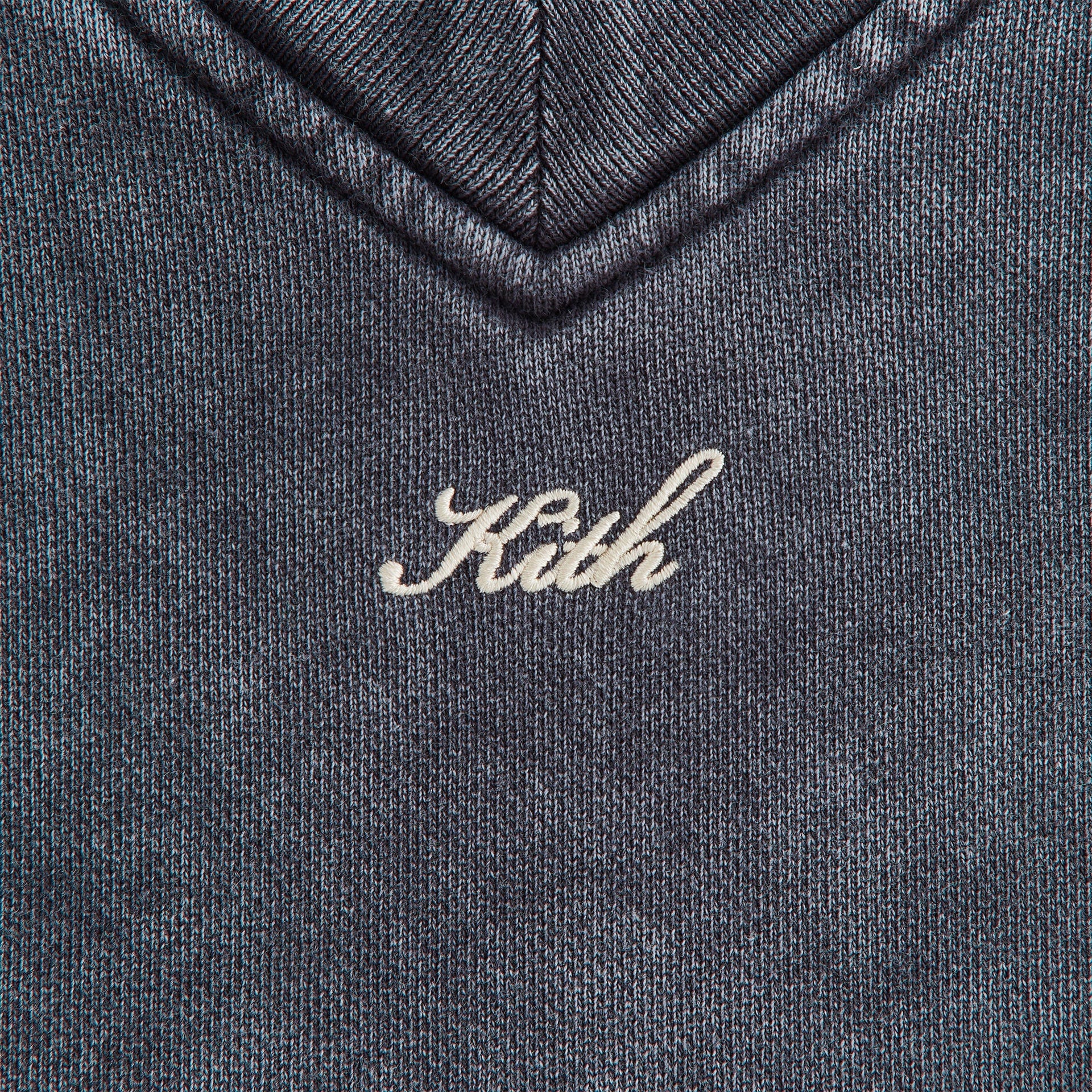 Kith Women Verity Cropped V-Neck Long Sleeve - Overcast - PH